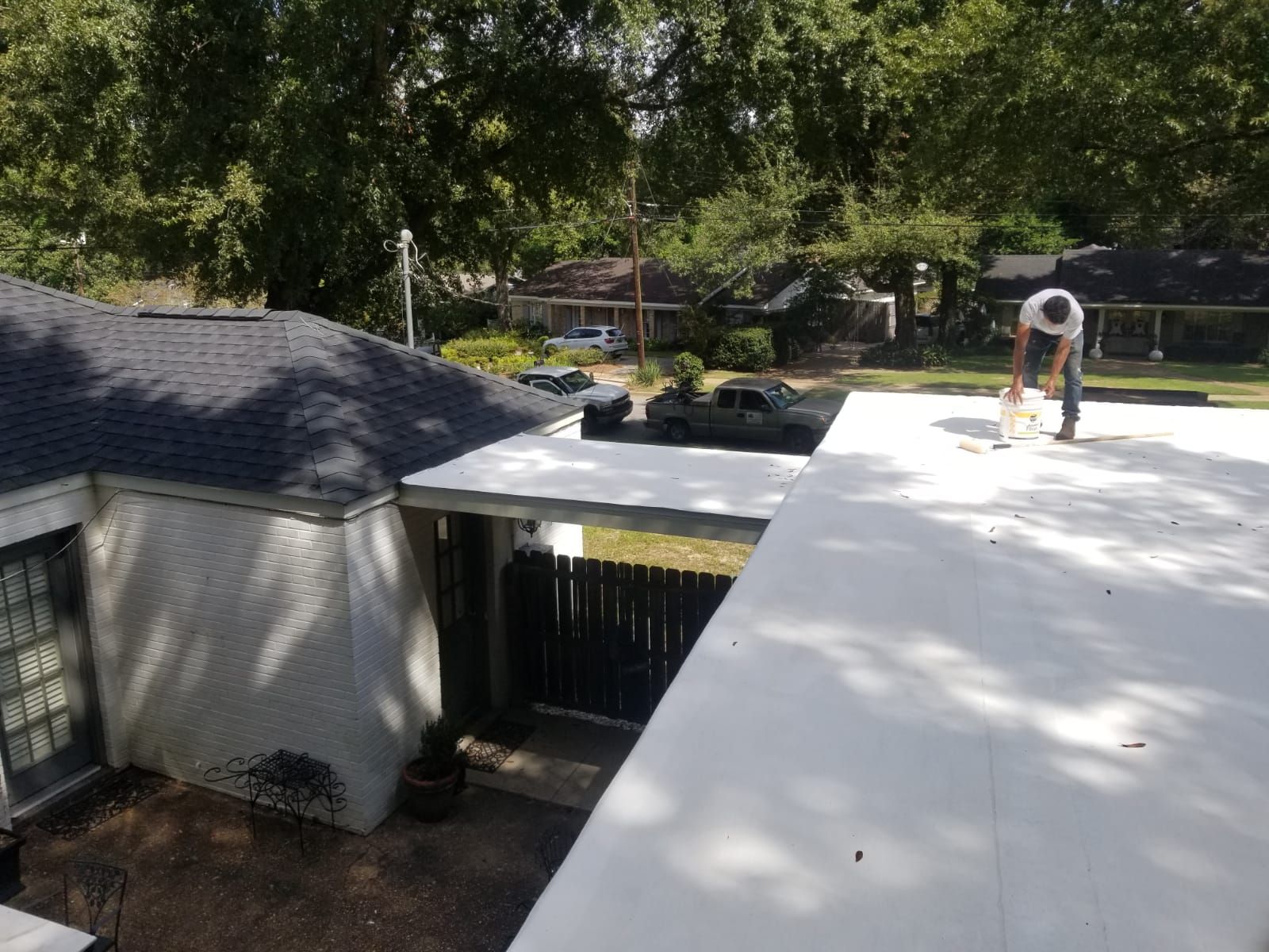 Residential Roofing Installation using Roof Replacement by American Roofing & Construction LLC