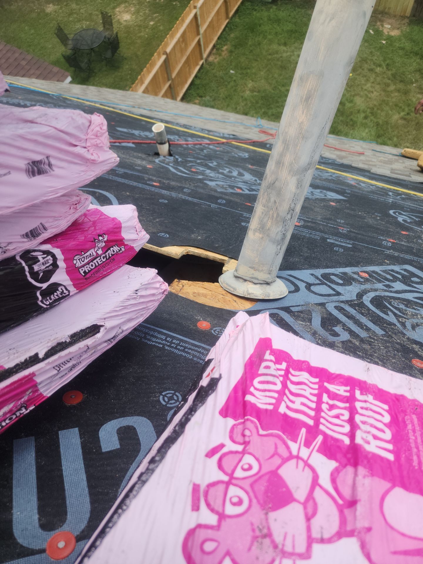 Residential Roofing Installation using Owen's Corning Duration (Lifetime) Shingles by Roof Repair Company