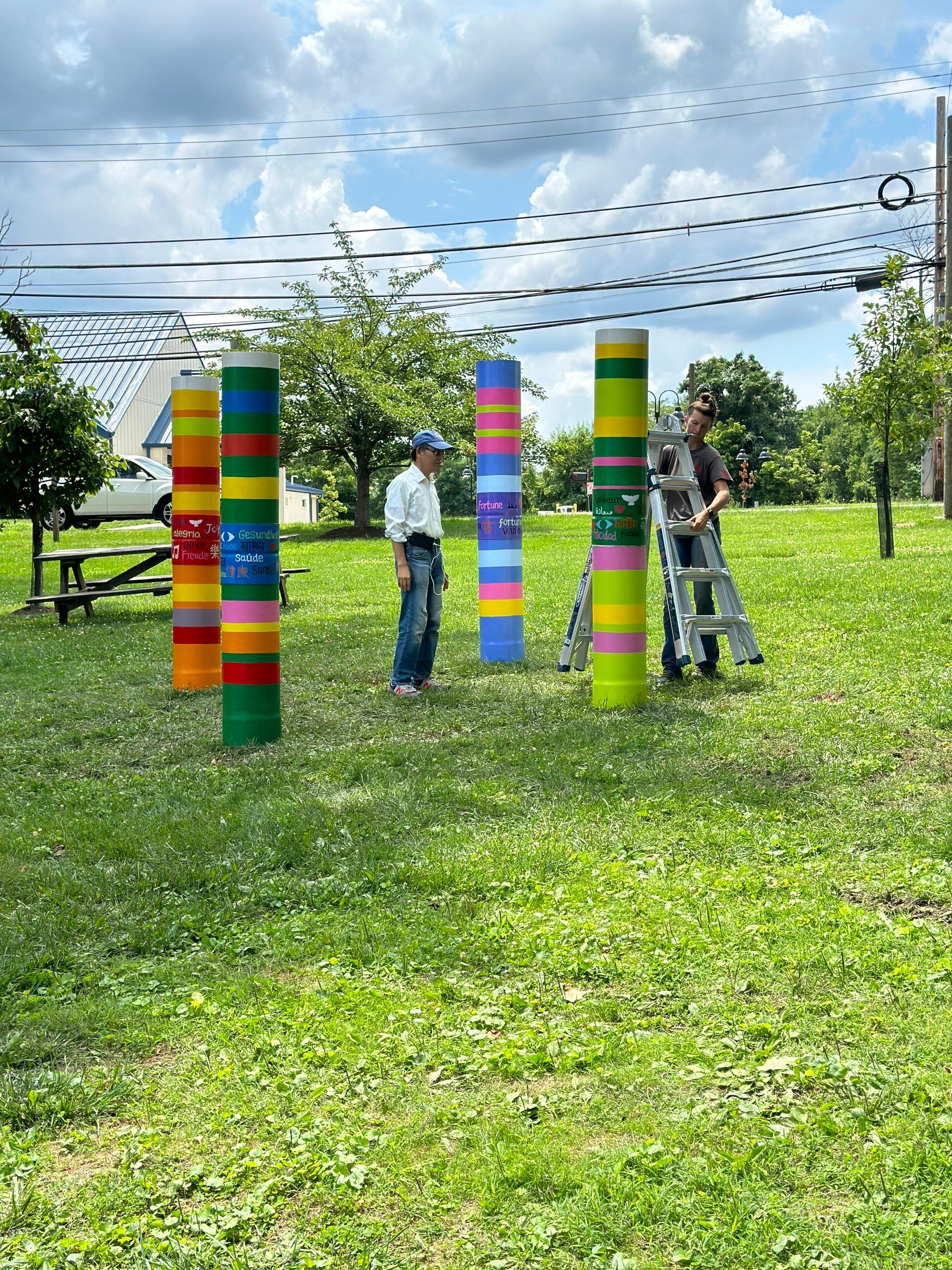 Indoor & Outdoor Art Installation by The Smet Companies, LLC