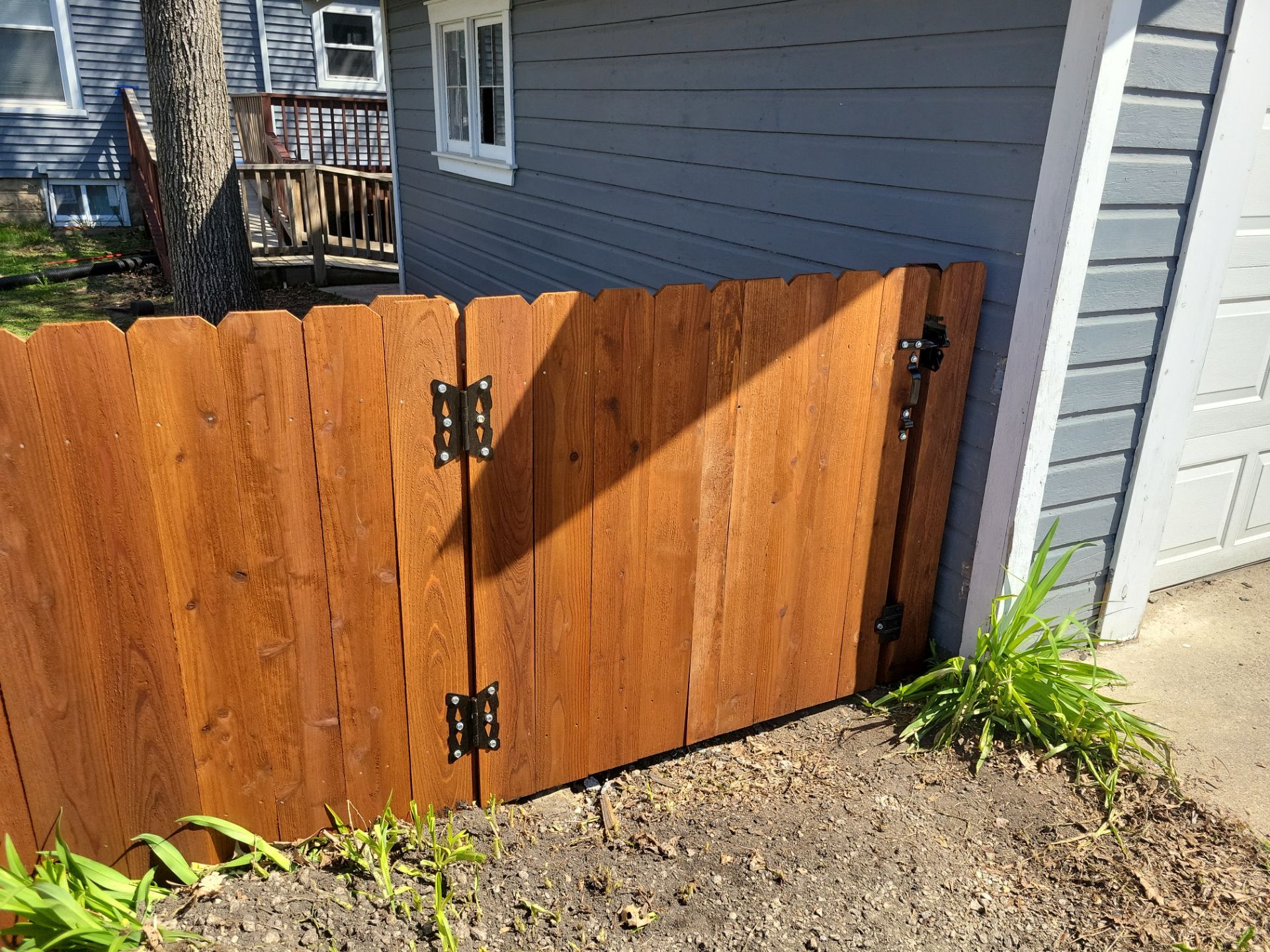 Project in Charles City by Perfect Picket Fence and Stain