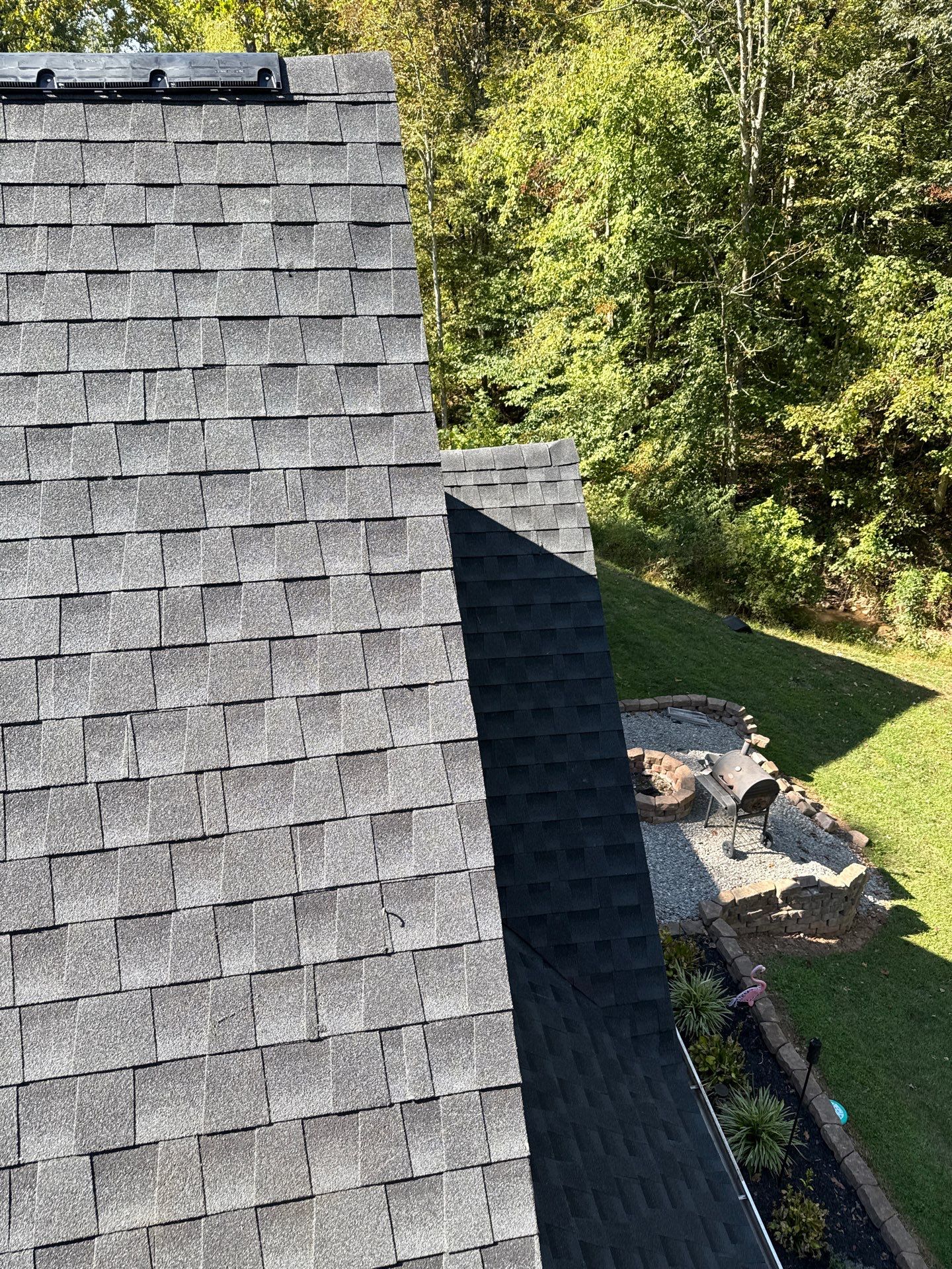 Residential Roofing Installation using GAF Timberline HDZ Charcoal by Rainstoppers Roofing