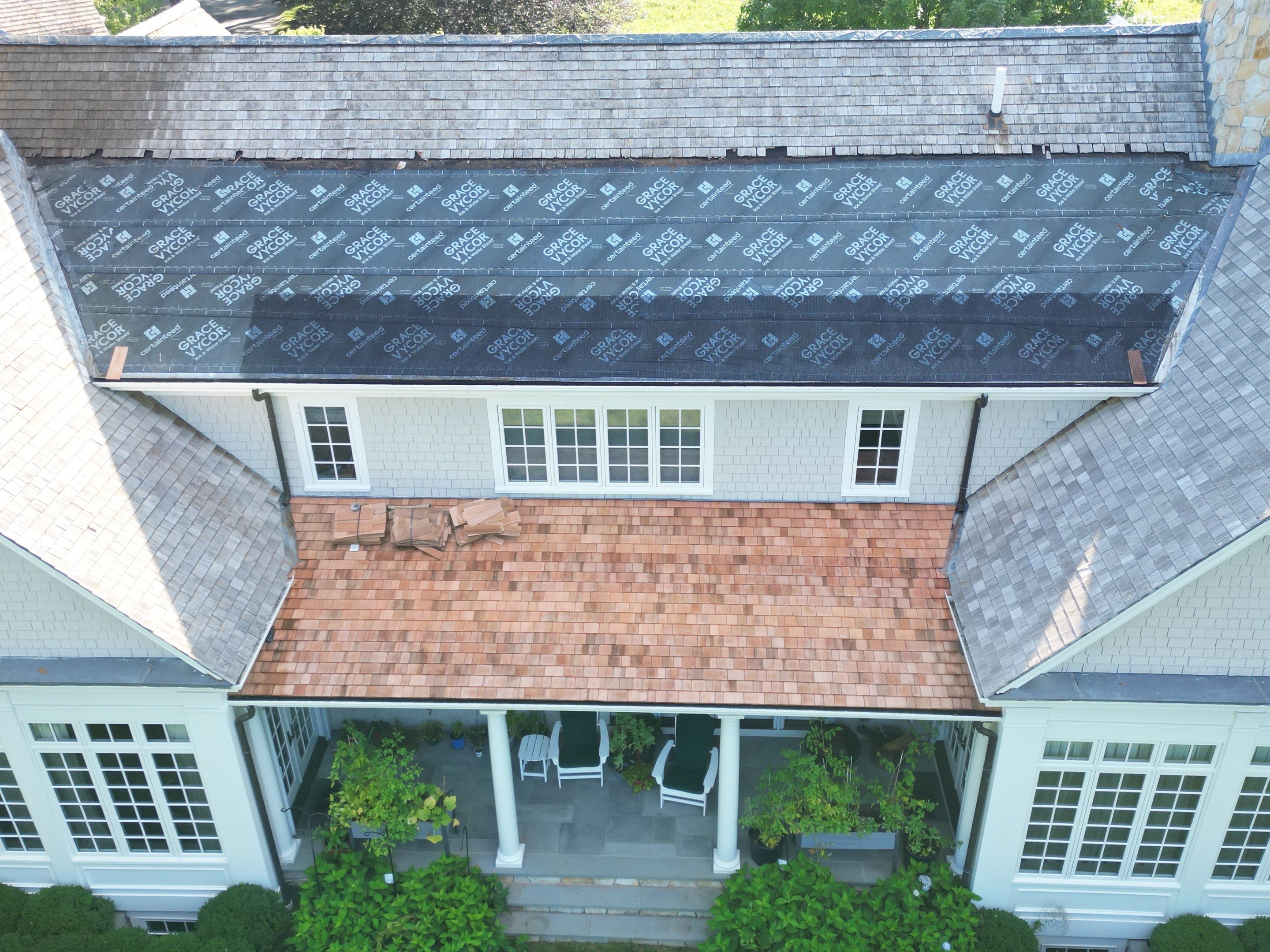 Cedar Shake Roof Restoration by Mighty Dog Roofing of Greater Middlesex County