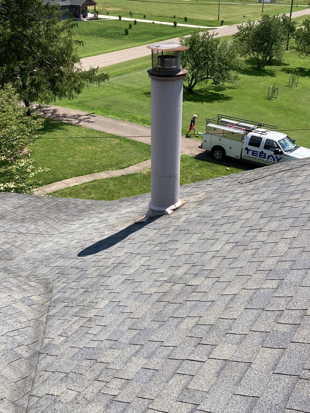 Residential Roofing Installation using GAF Timberline HDZ, Pewter Gray by Rainstoppers Roofing