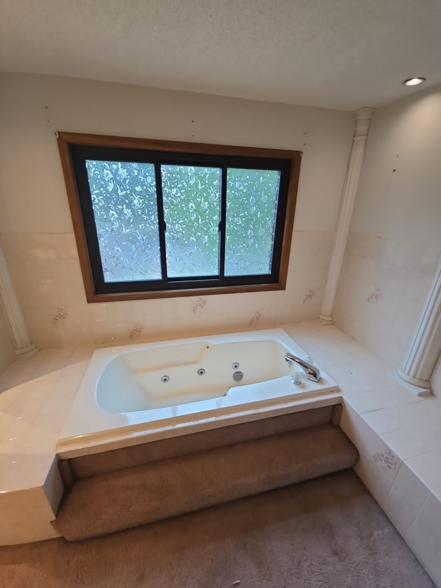Full bathroom remodel, all new except vanities by The Shower Company