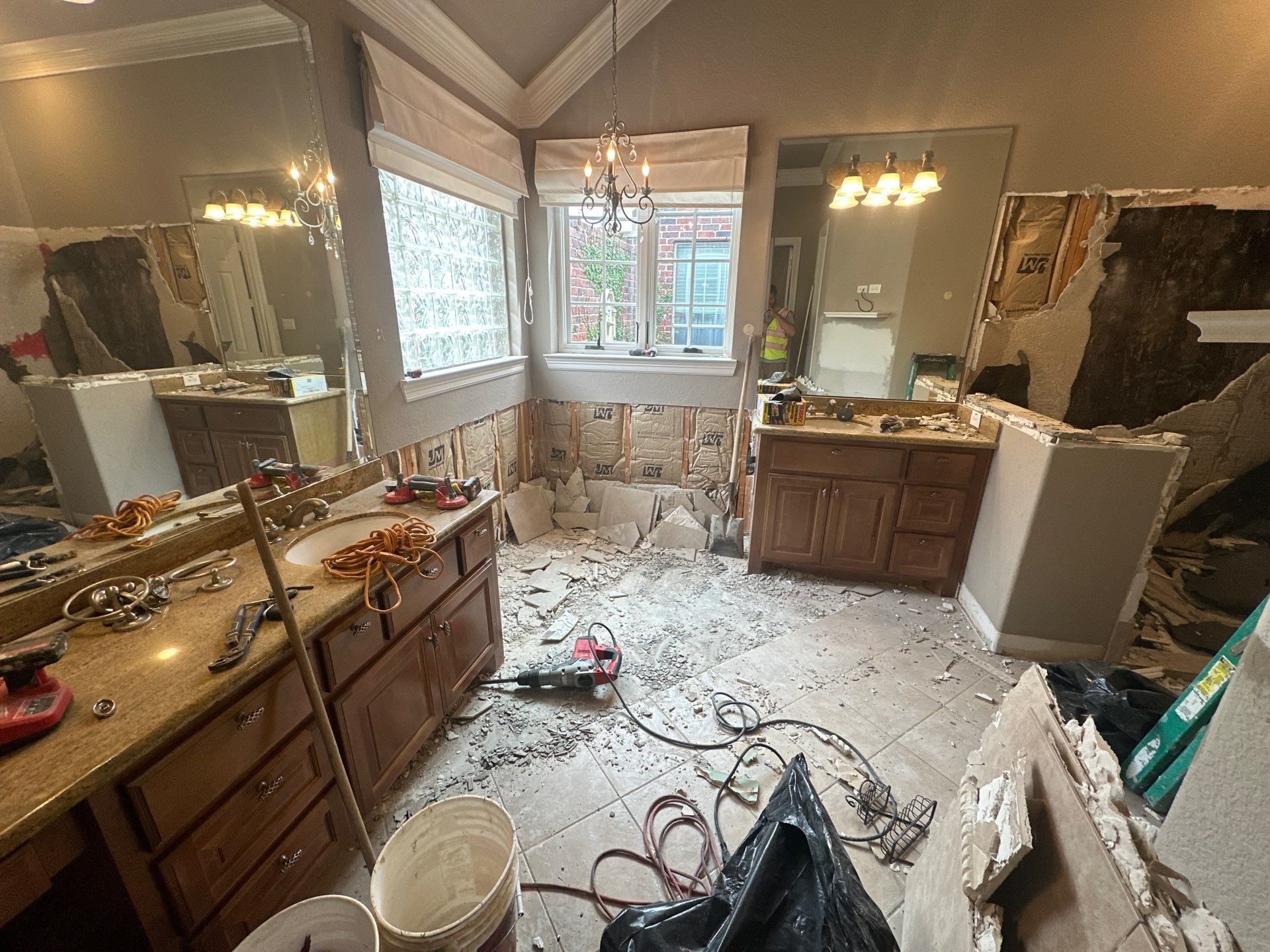 Bathroom Remodel and Closet in Cinco Ranch, TX by SophAlx LLC