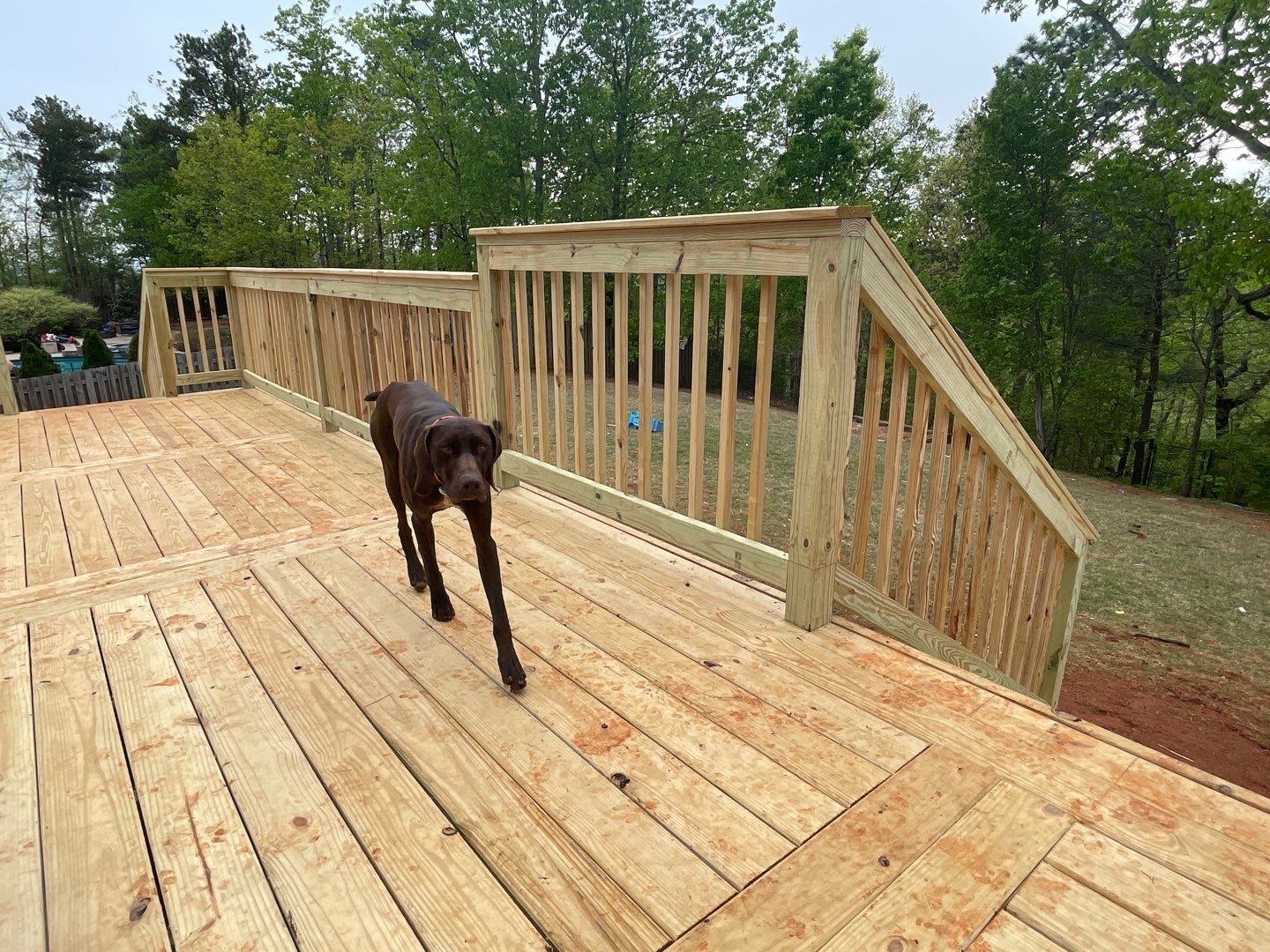 Scout Ridge - Deck Installation  by Pillar and Pine
