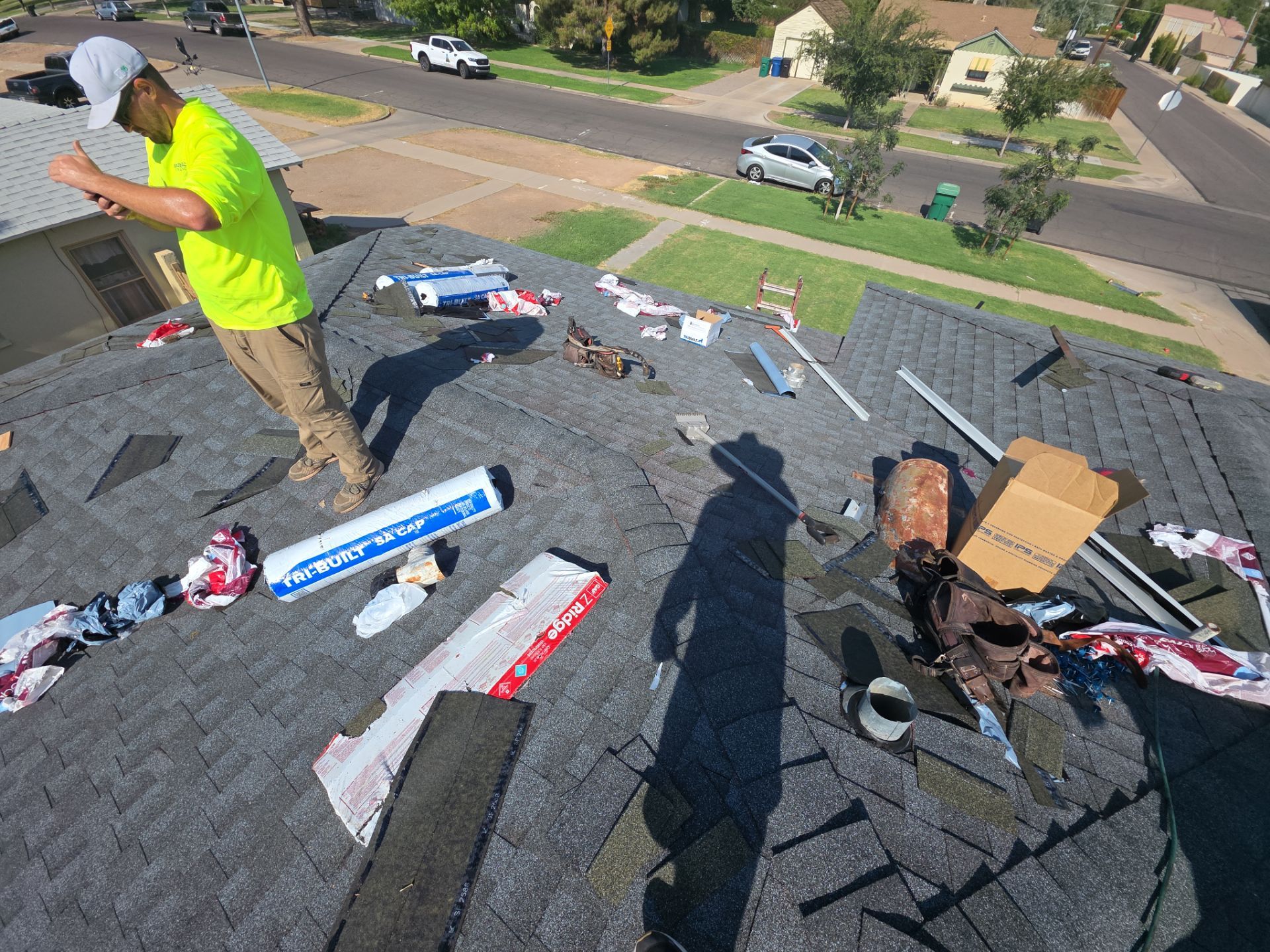 Residential Roof Install using GAF by Weather-Tite Roofing