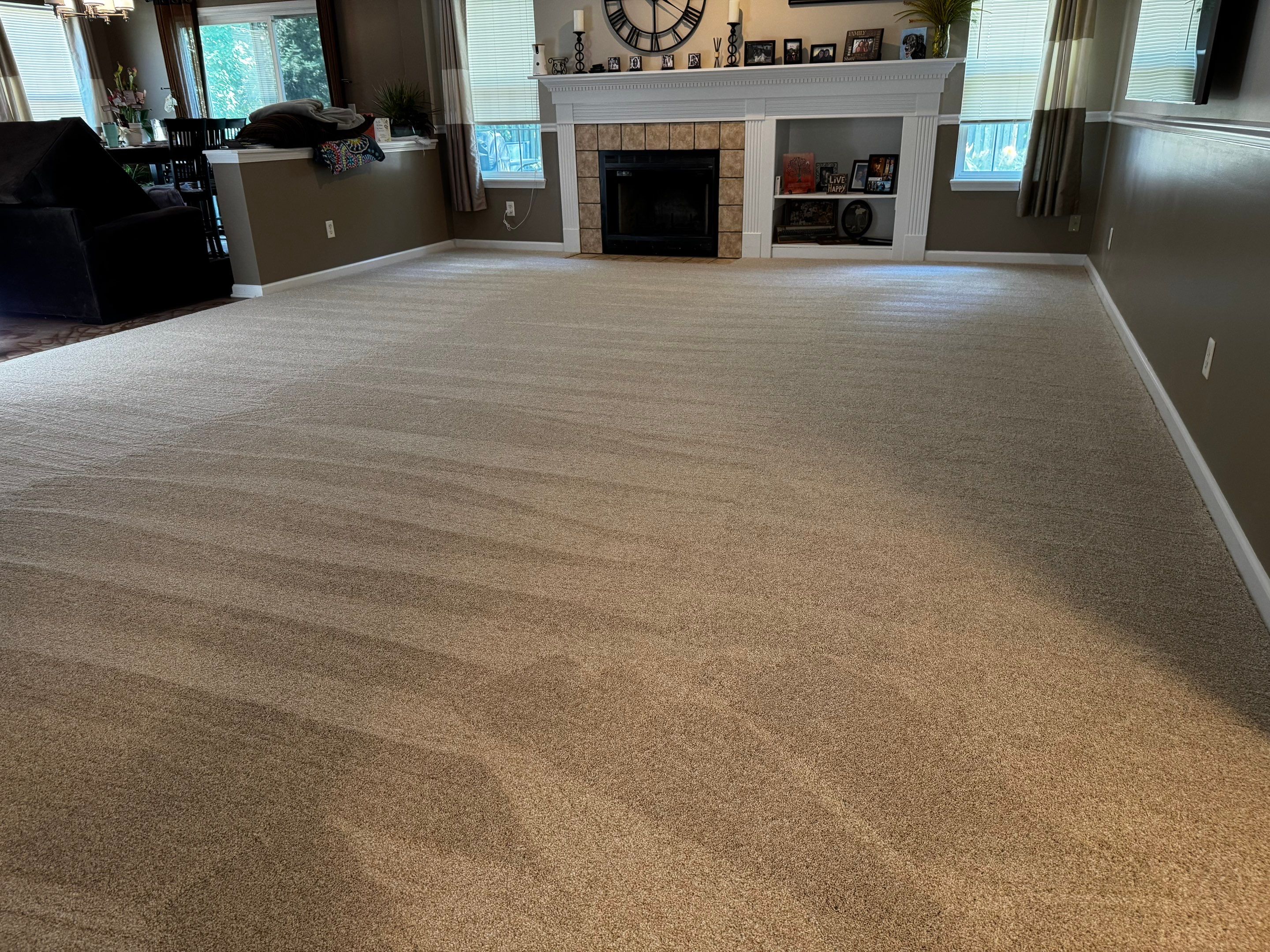 Wall-to-Wall Carpet Installation and Subfloor Preparation in Zionsville by Brothers Floor Covering INC.