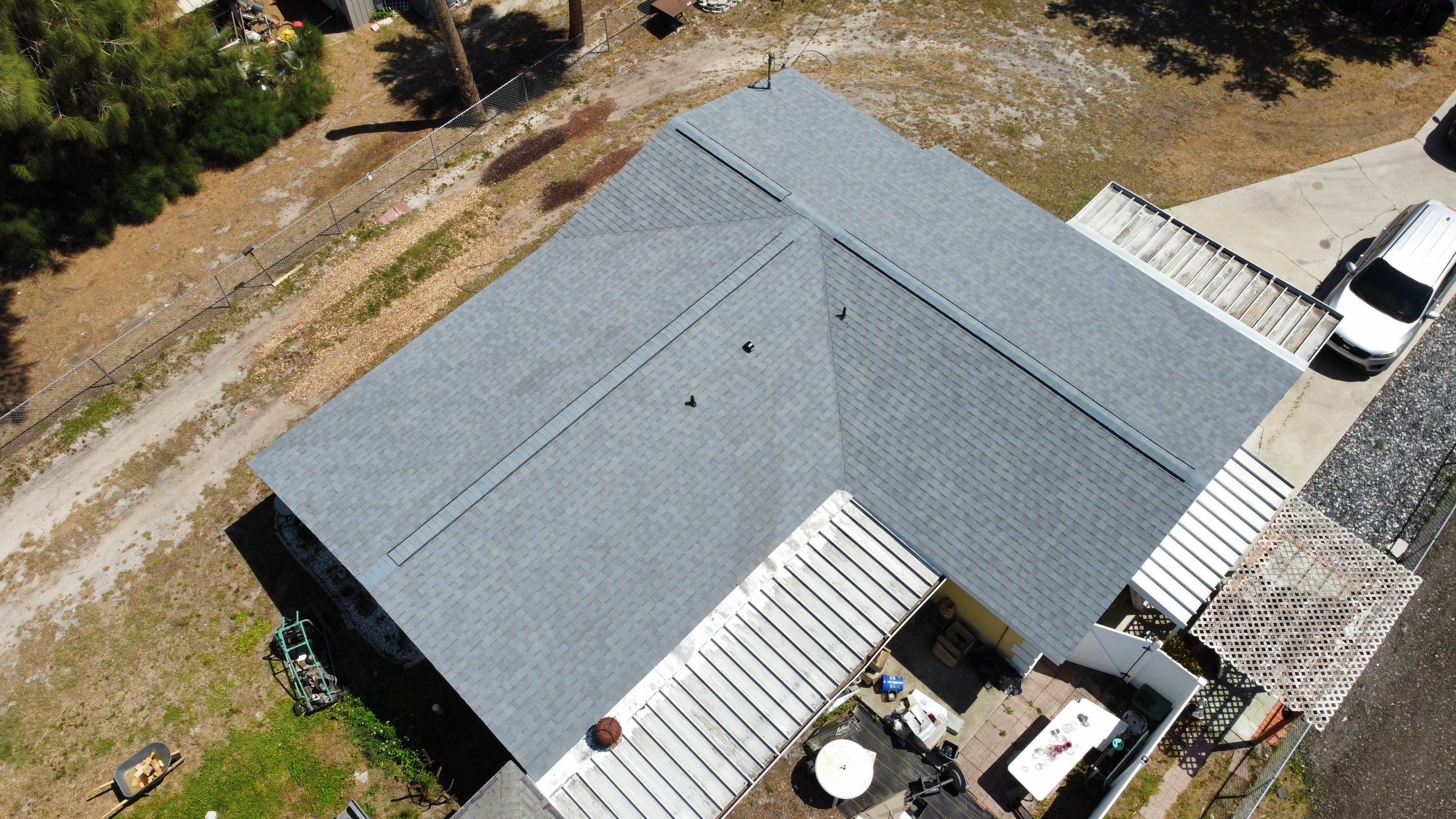 Roof replacement in Gibsonton, FL. by Steadfast Roofing