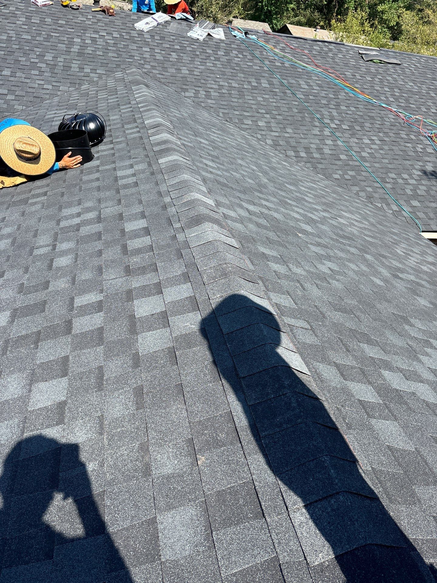 Residential Roofing Installation using Owen's Corning Duration (Lifetime) Shingles by Roof Repair Company