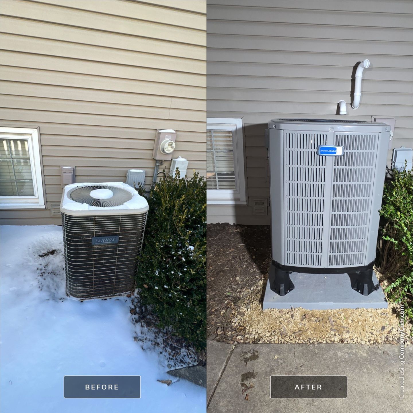 American Standard Dual Fuel (Hybrid) - 3 Ton with 97% Furnace by Ragano Heating & Air Conditioning Inc