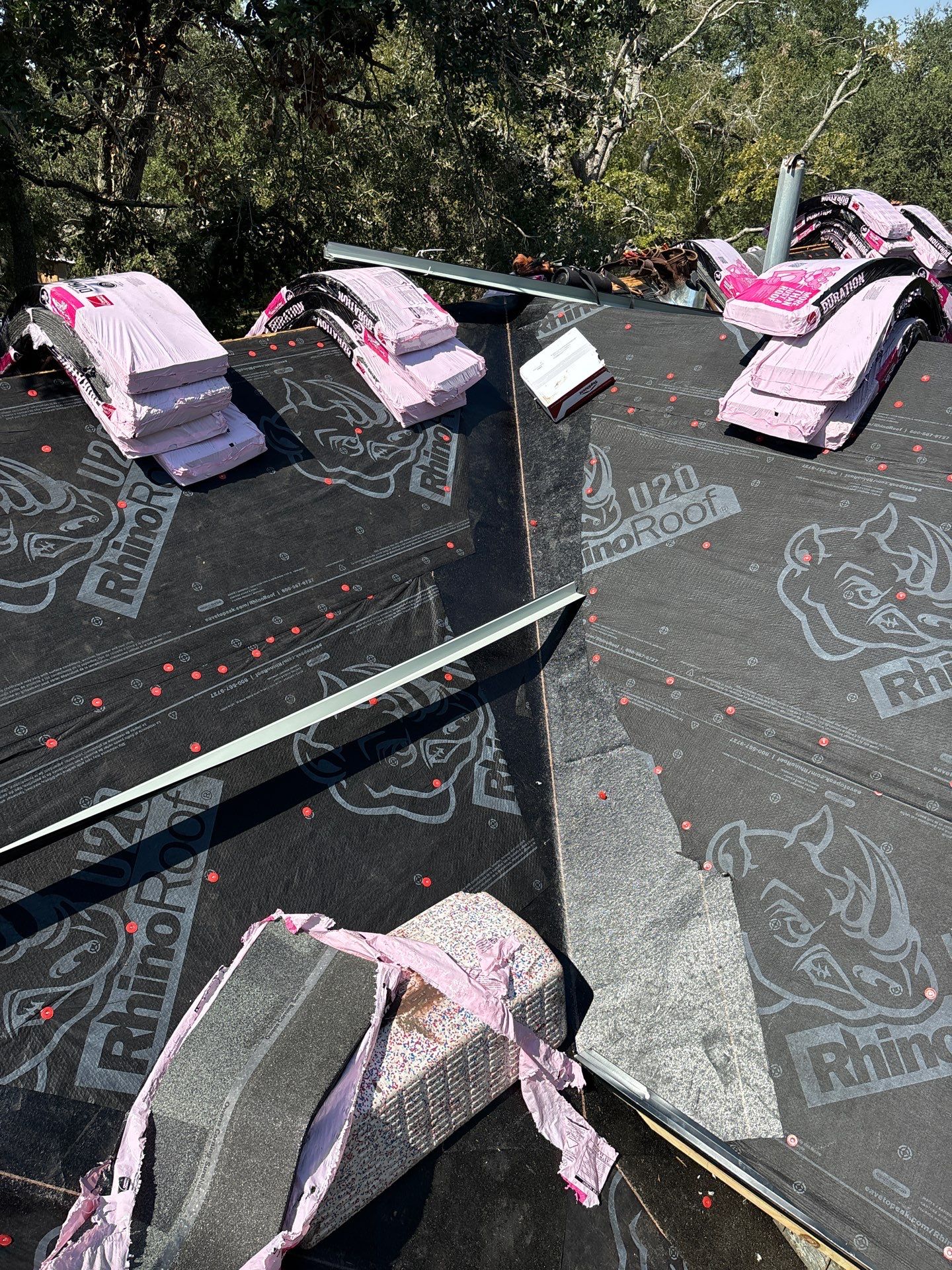 Residential Roofing Installation using Owen's Corning Duration (Lifetime) Shingles by Roof Repair Company