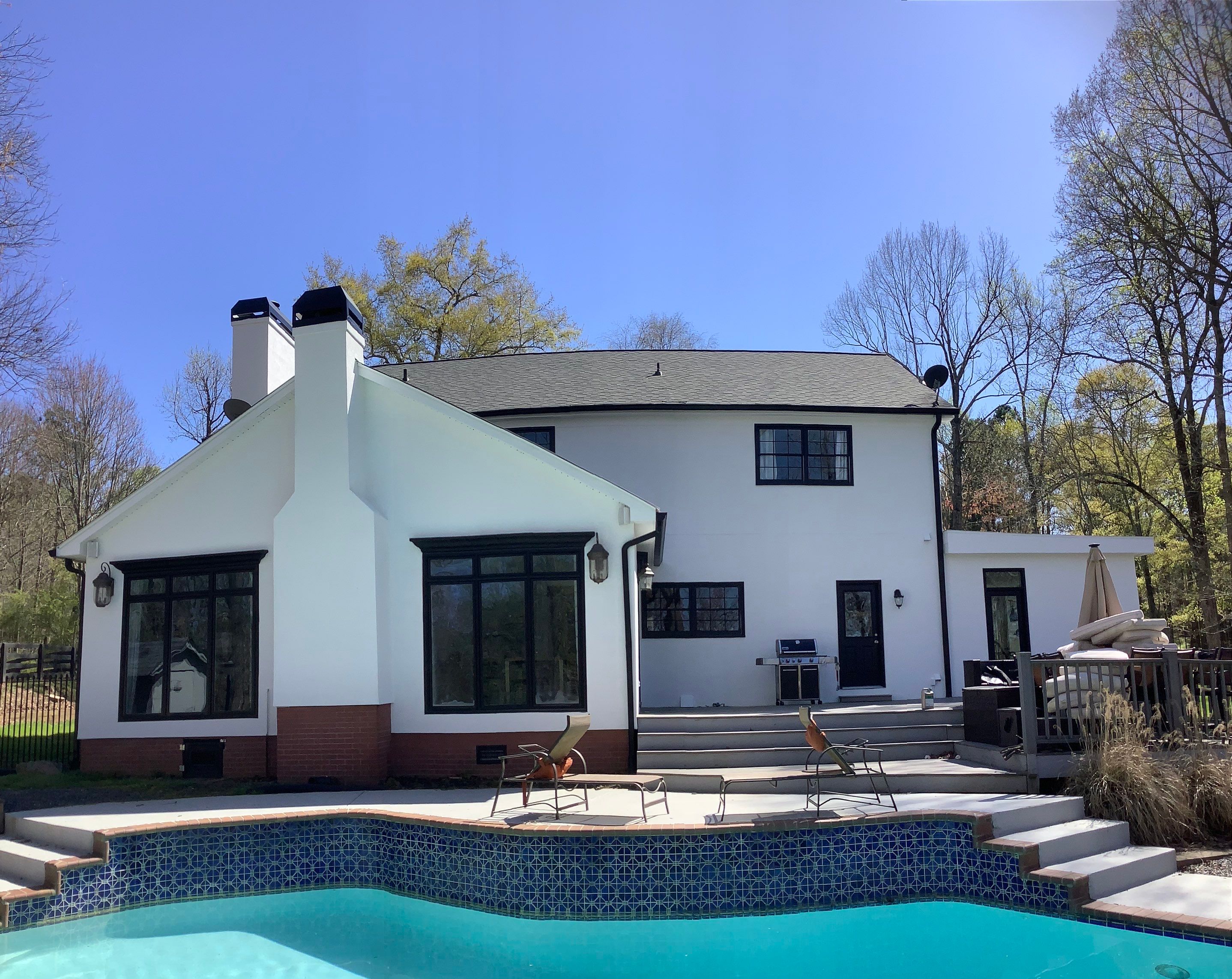 Full Exterior Repaint for Colonial Style Home in Cumming by Swift Home Renovations