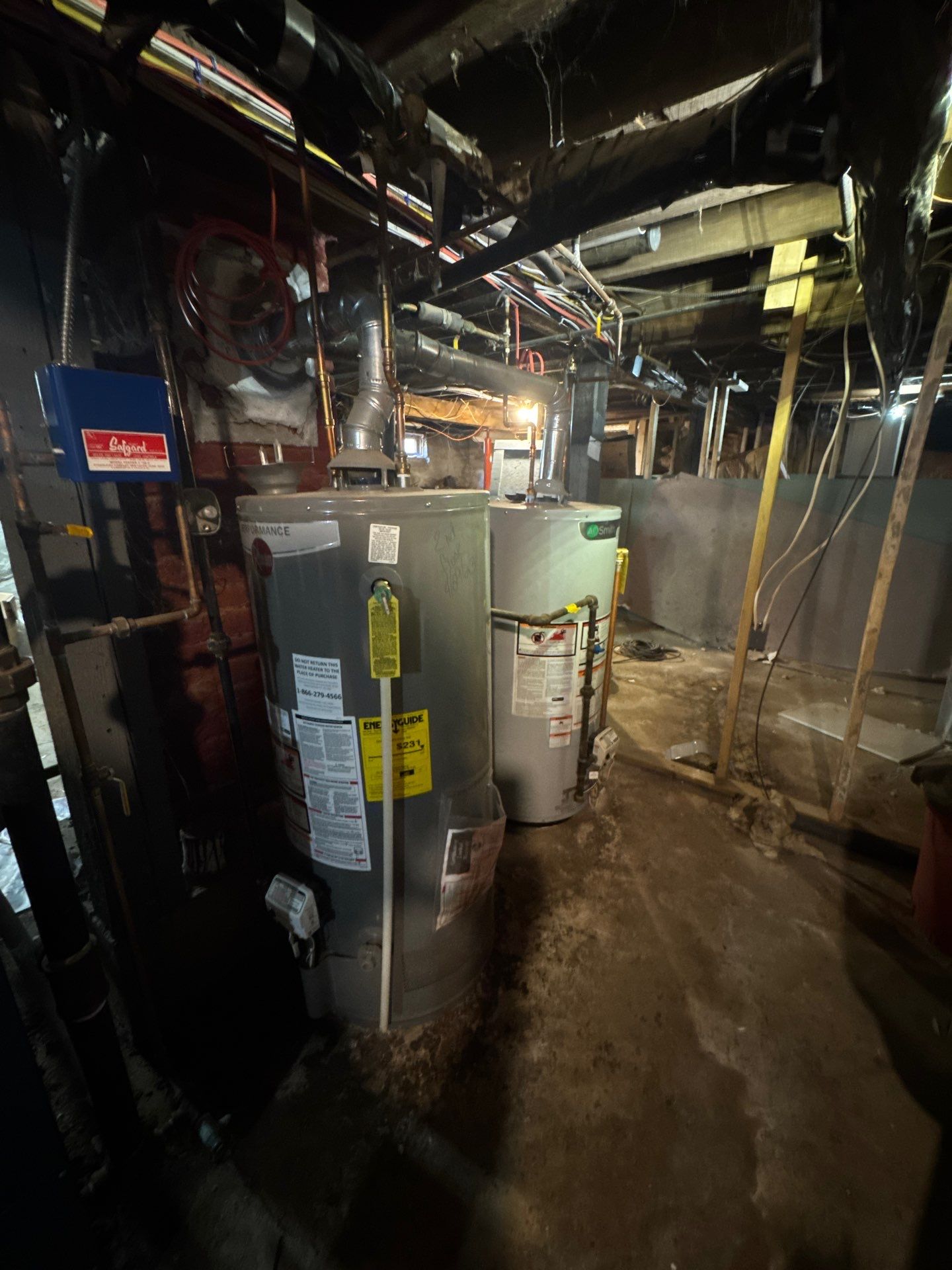 Dual Hybrid Water Heater Install by Stake Plumbing and Heating