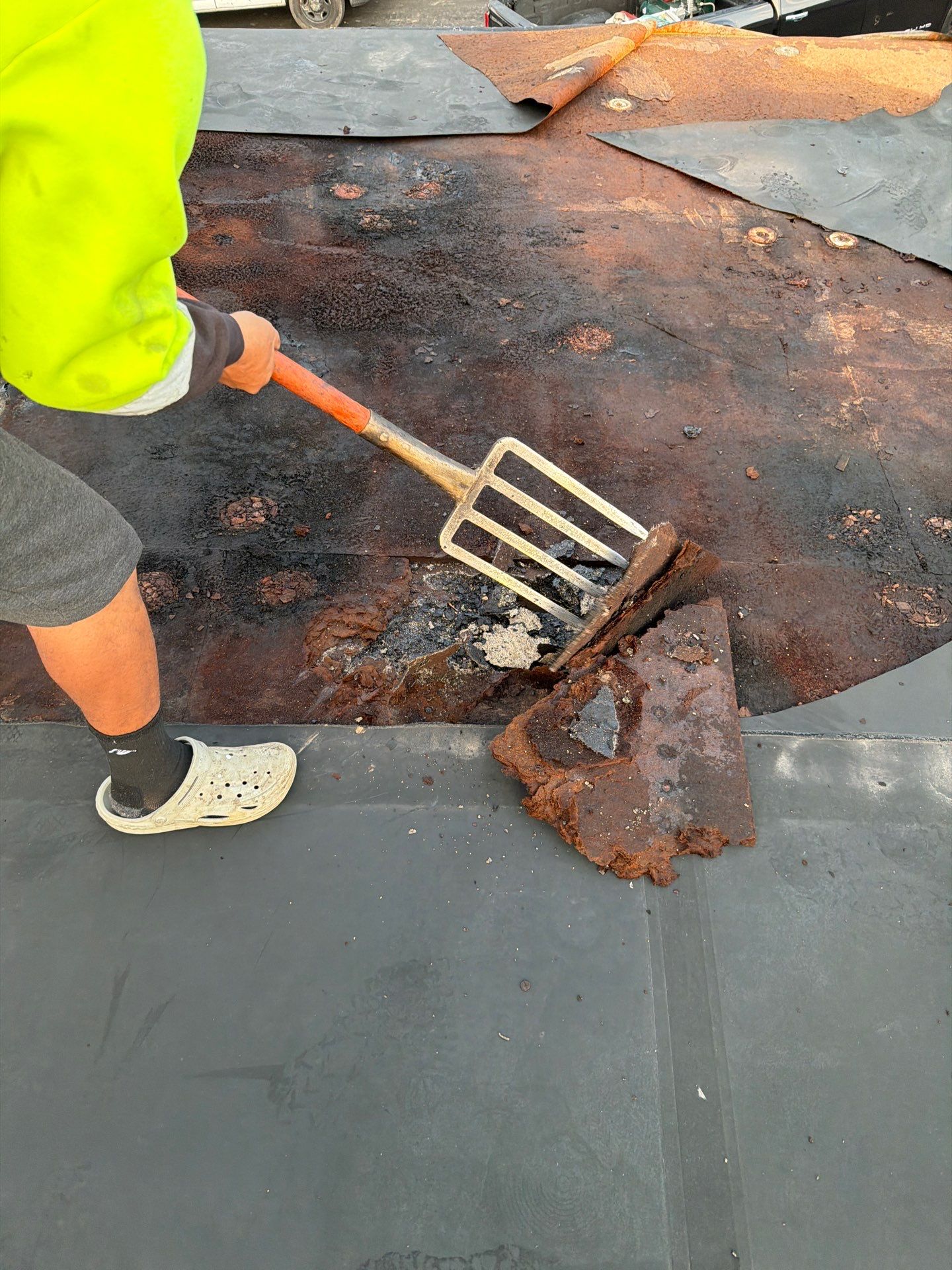 Flat Roof Replacement with New TPO Membrane in St. Louis by Acute Roofing And Exteriors 