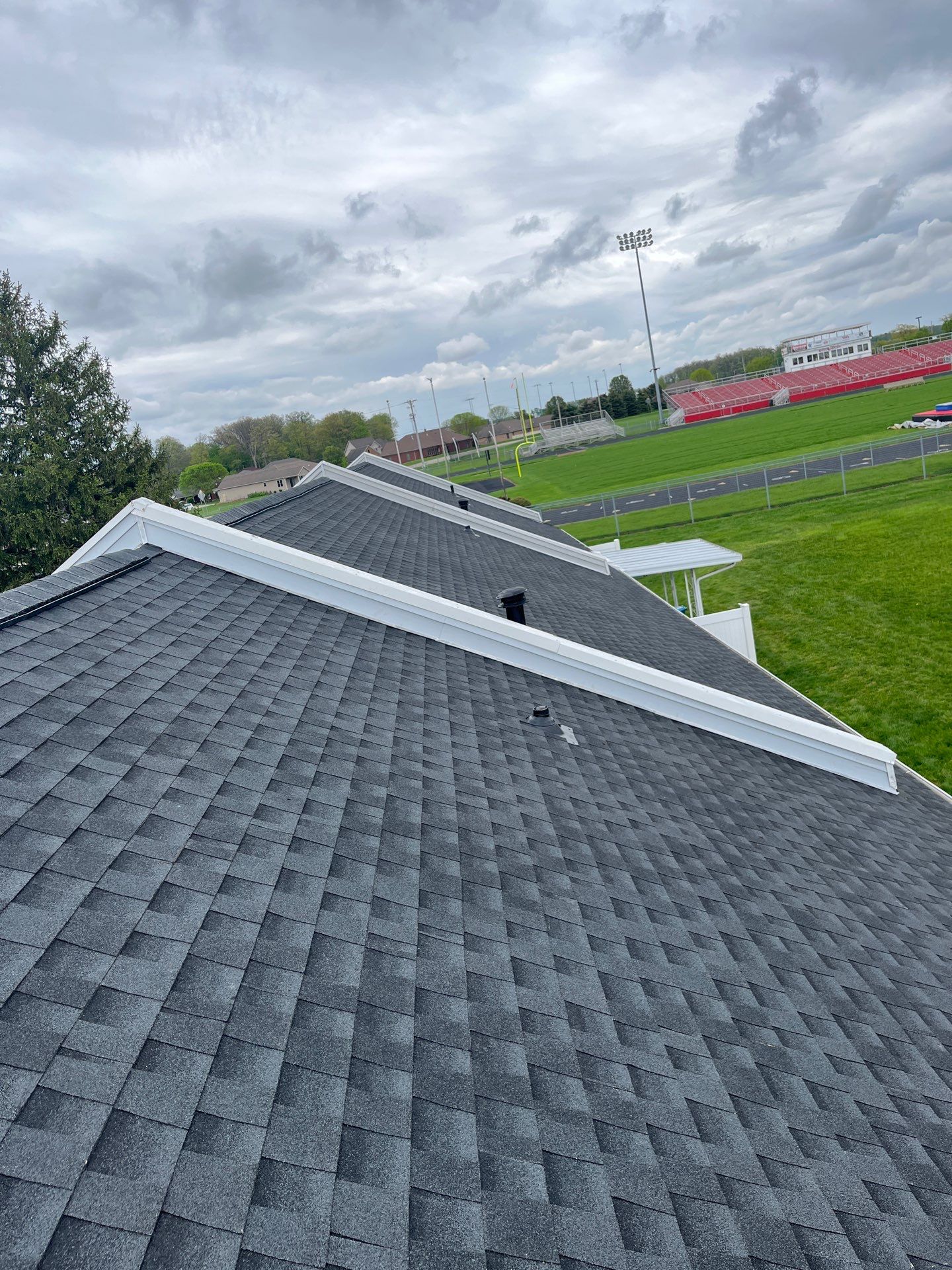 Residential Roofing Installation using GAF Timberline HDZ Charcoal by Nitro Roofing and Construction