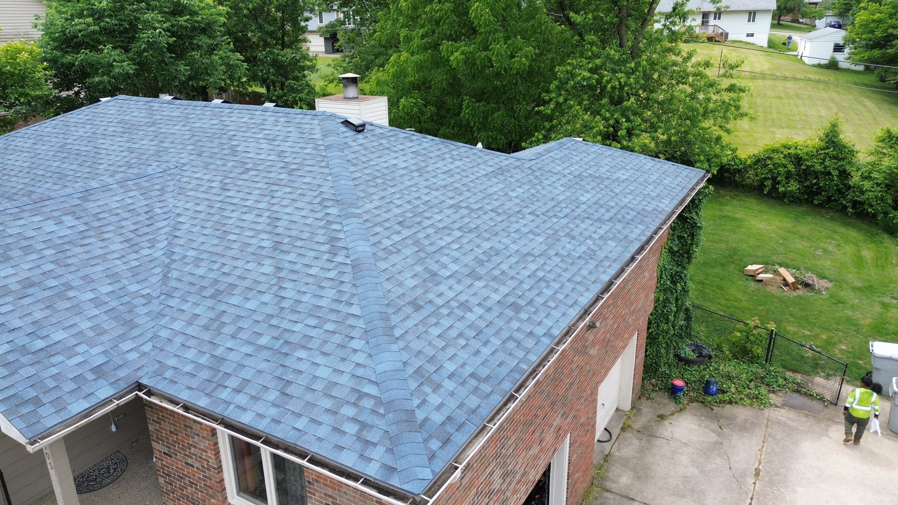 Project in New Albany by Moss Roofing