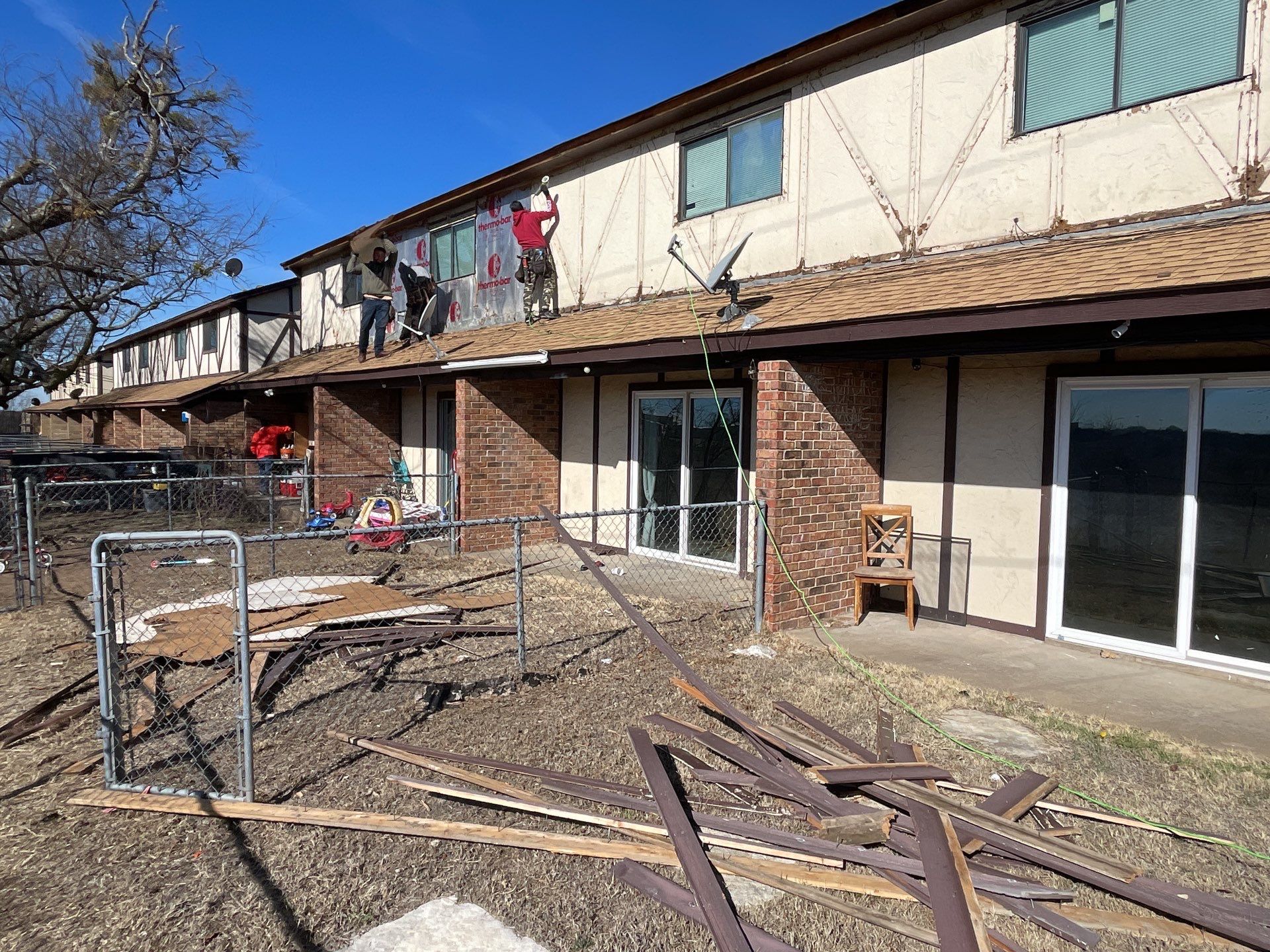 Exterior Repair using Various Exterior Products by Harvey Roofing & Construction