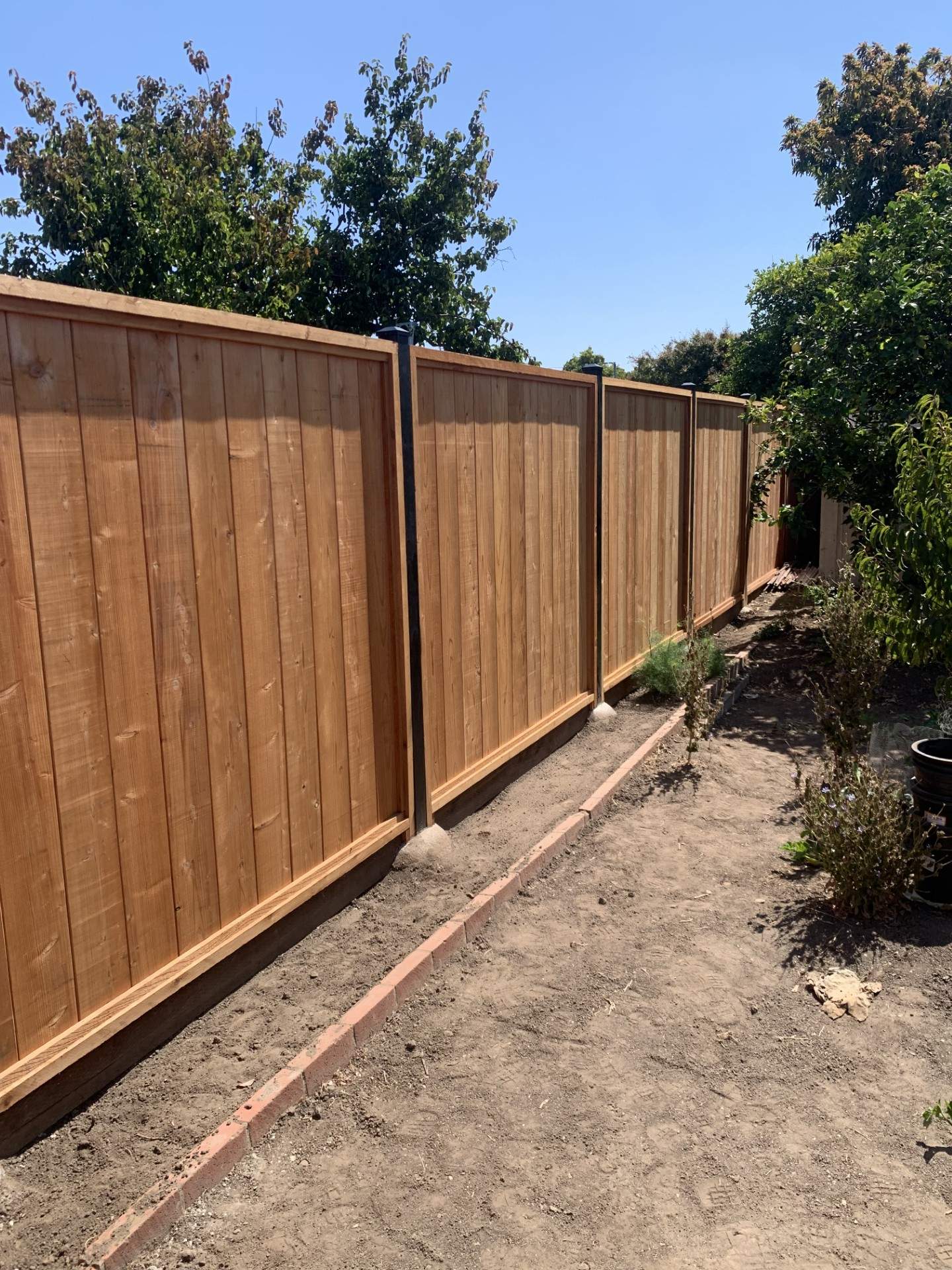 T&G With Steel Posts by Fremont Fence Inc