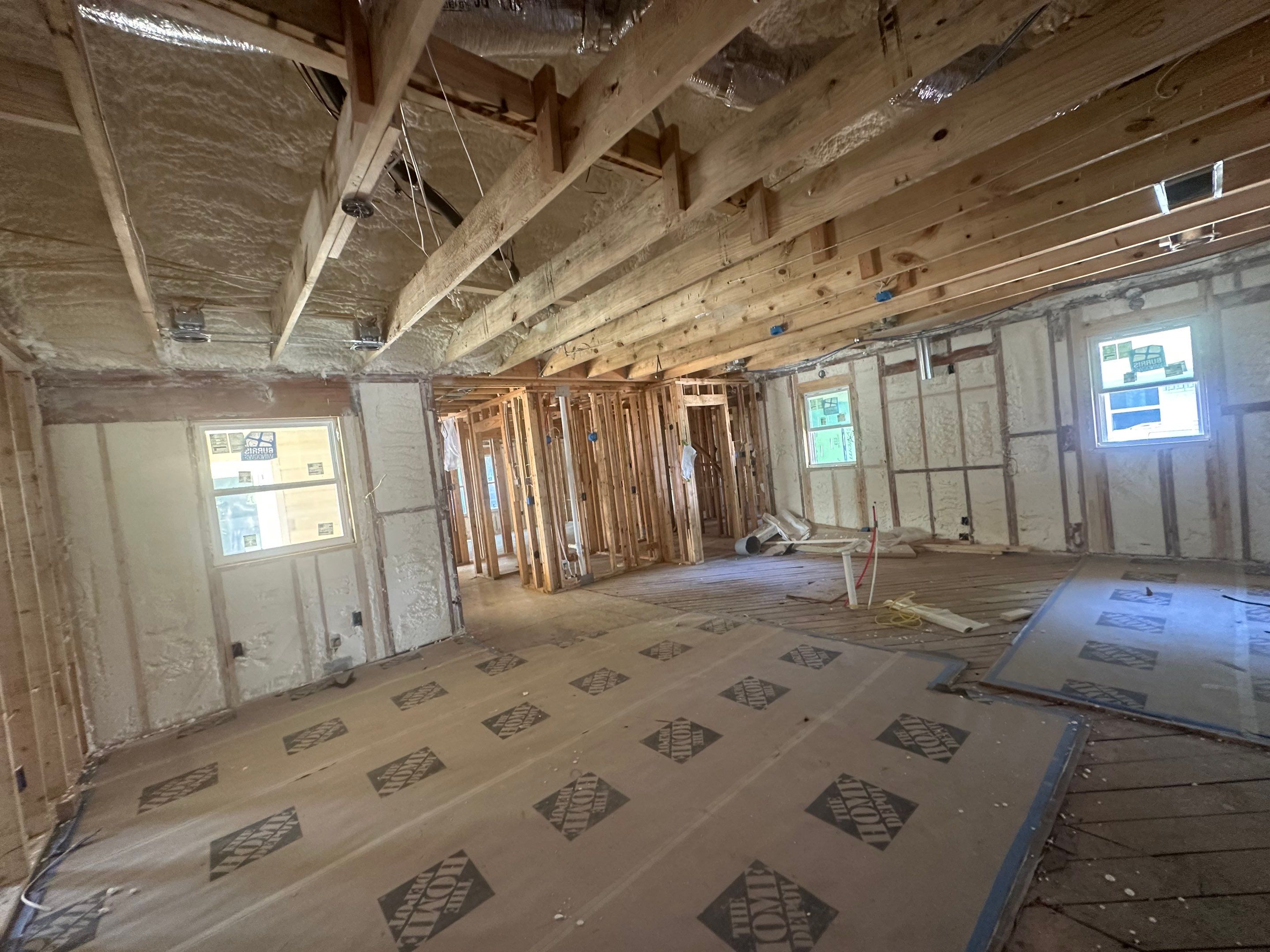 Full encapsulation open cell foam  by Apex Insulation Solutions