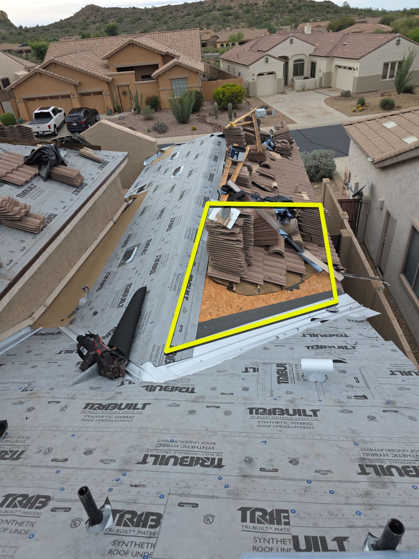Gold Canyon Tile Reset  by Weather-Tite Roofing