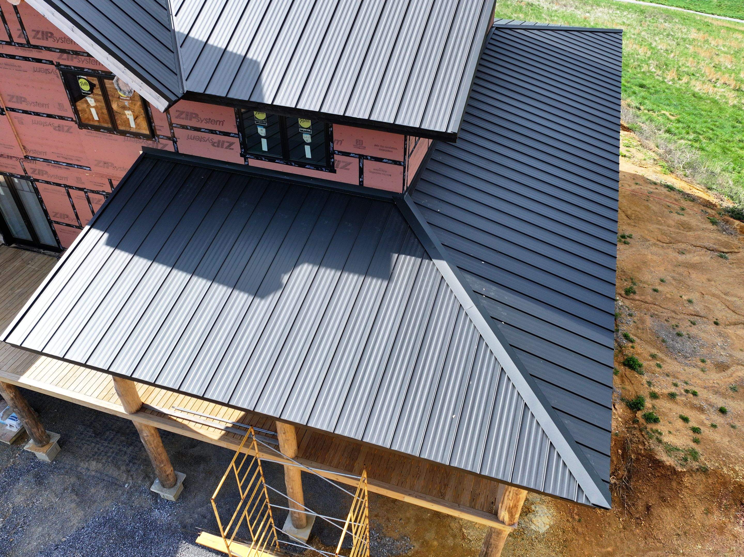 Black Frost Standing Seam by Omnia Roofing