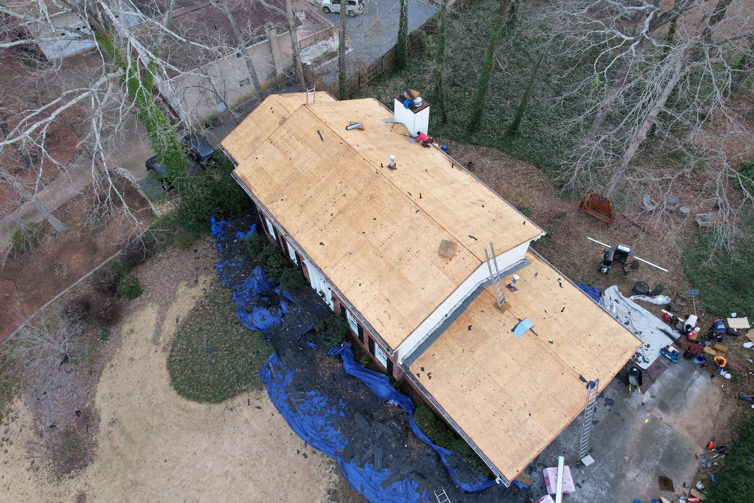 Residential Roofing Installation using Owens Corning by Inspector Roofing and Restoration