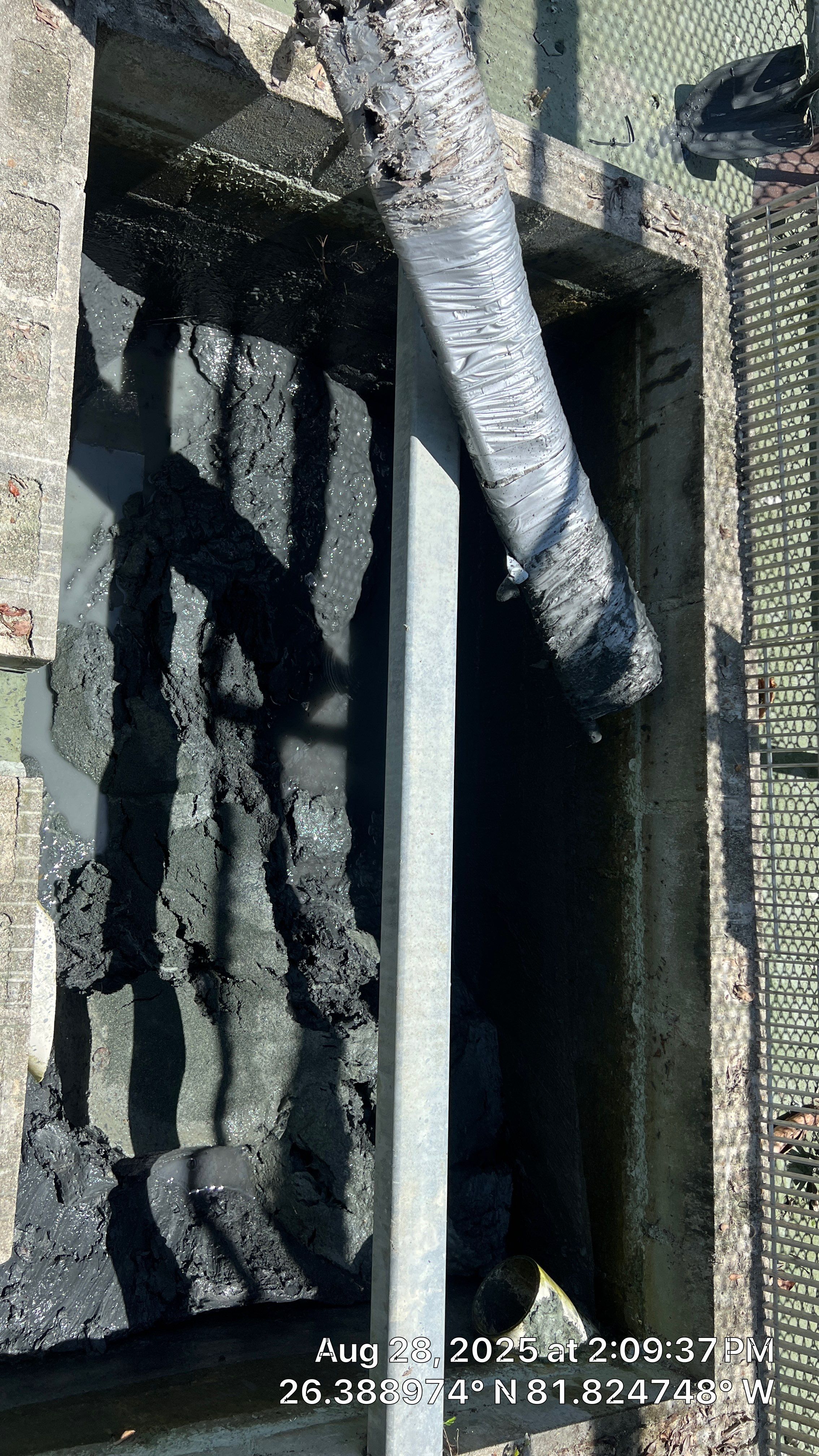 Pelican Landing Tennis Court Catch Basin Cleaning by Don Mar, Inc. Storm Water Solutions