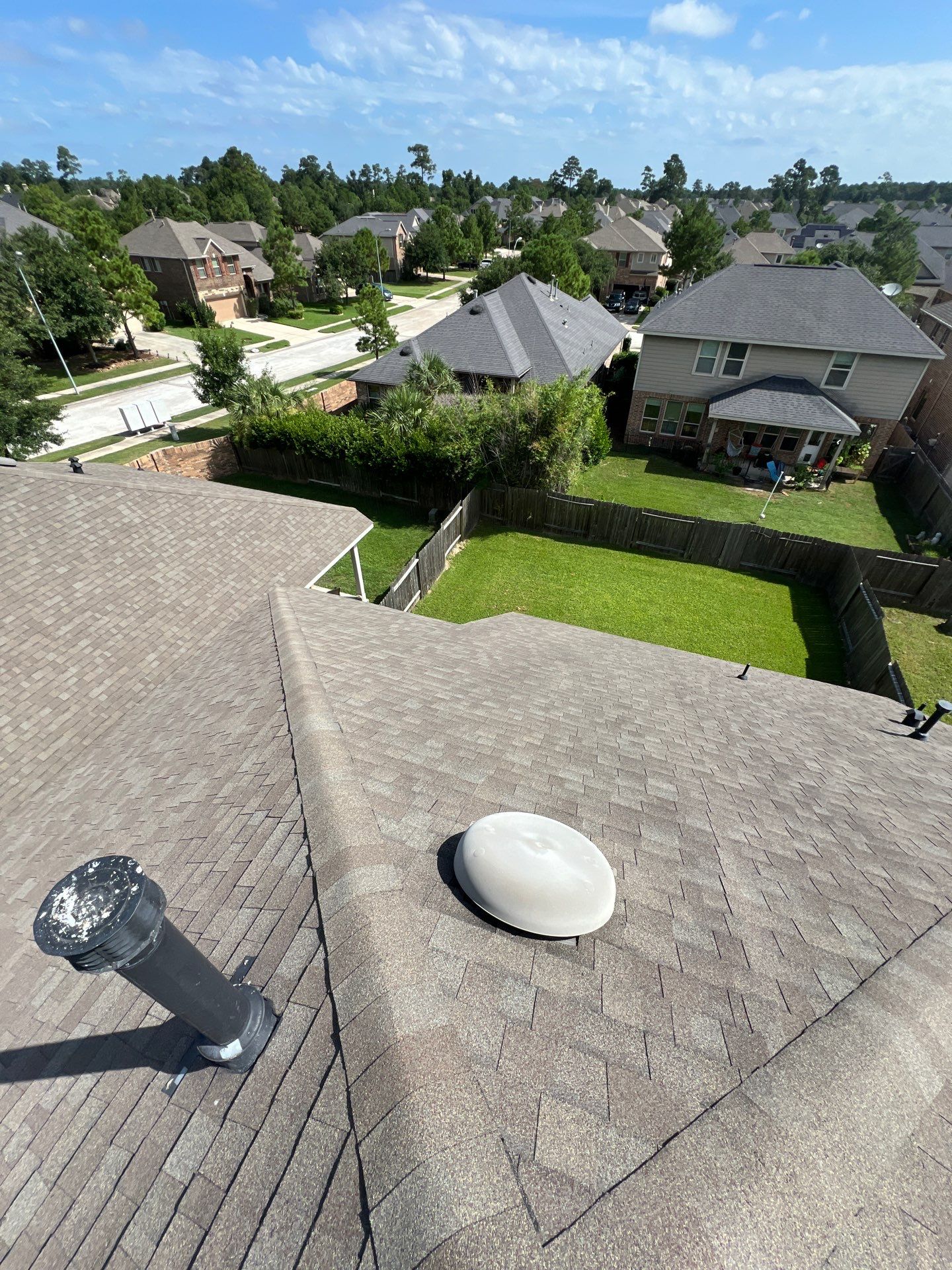 Hail Damage using Owen's Corning Duration (Lifetime) Shingles by Roof Repair Company