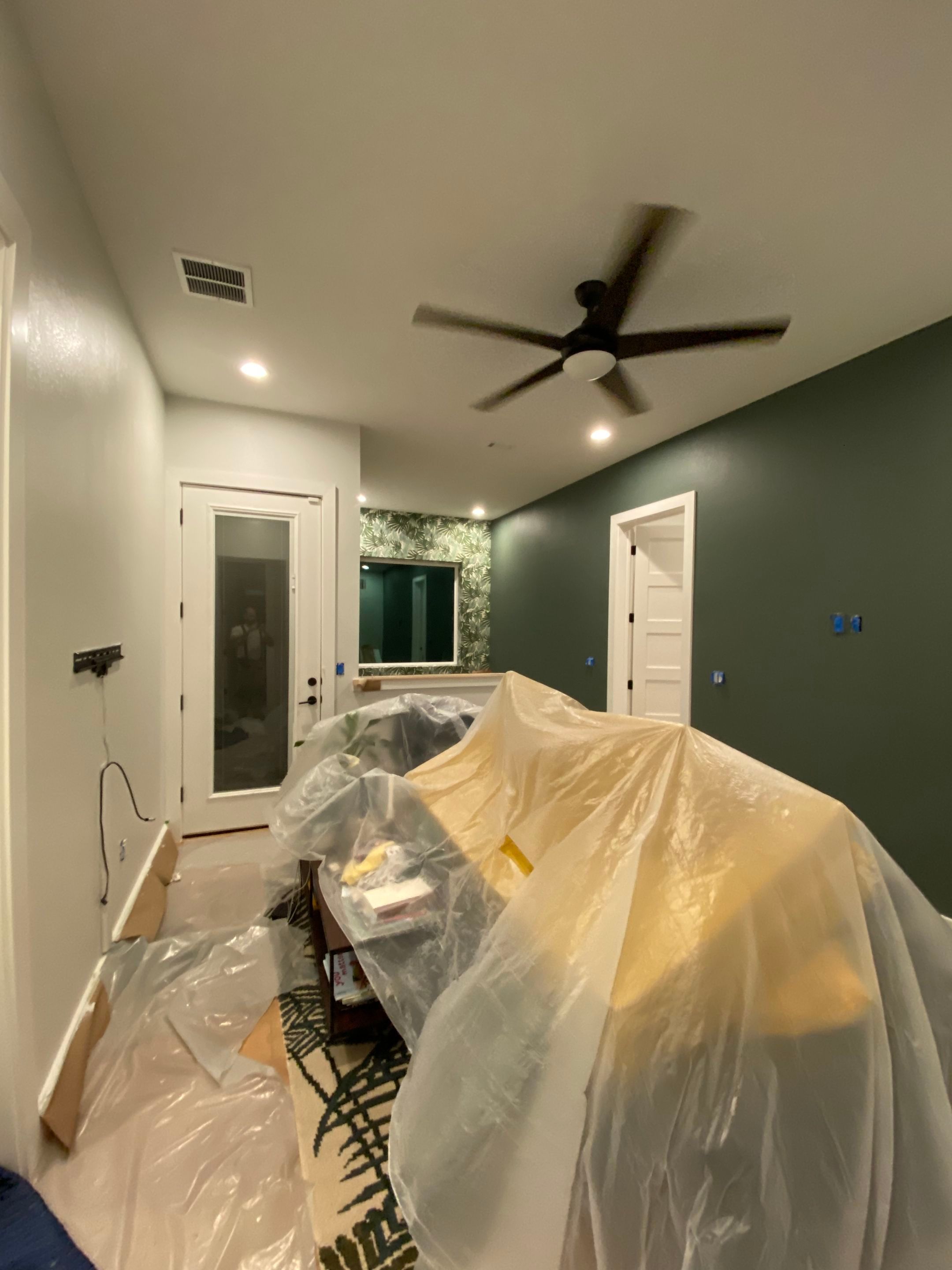 Custom wall painting featuring Pink ombre wall by AllPro Painting