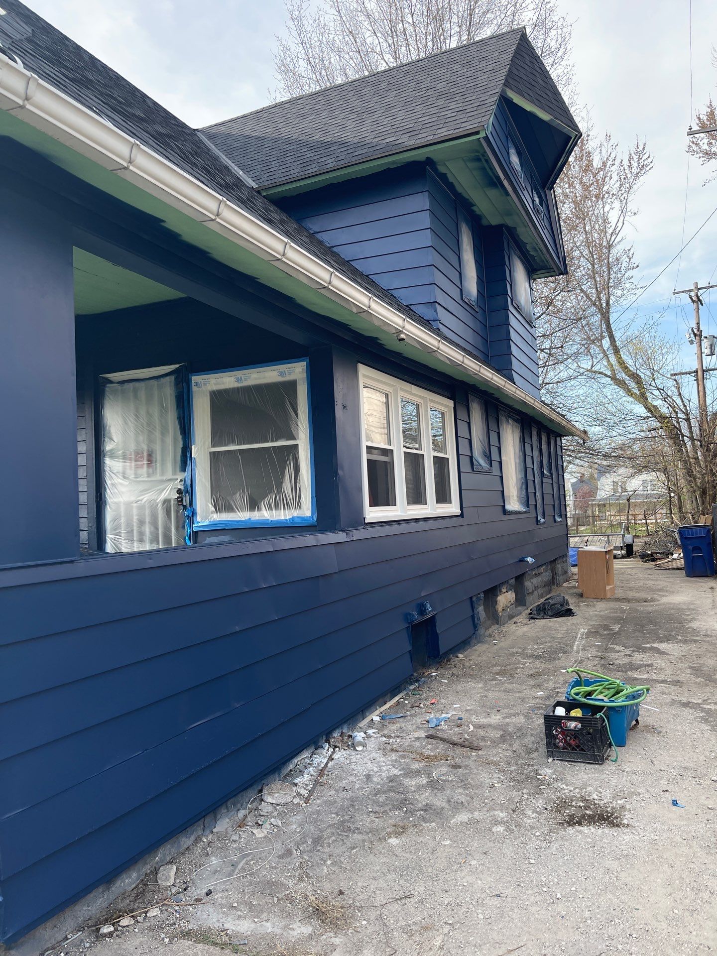 Exterior Painting using Benjamin Moore Element Guard by Callaway Contracting LLC
