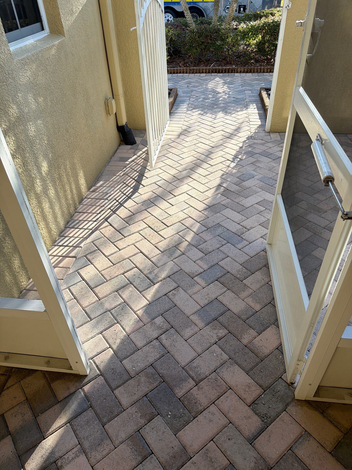 Full exterior surface restoration in Kingspoint Sun City Center by Supreme Paver Experts