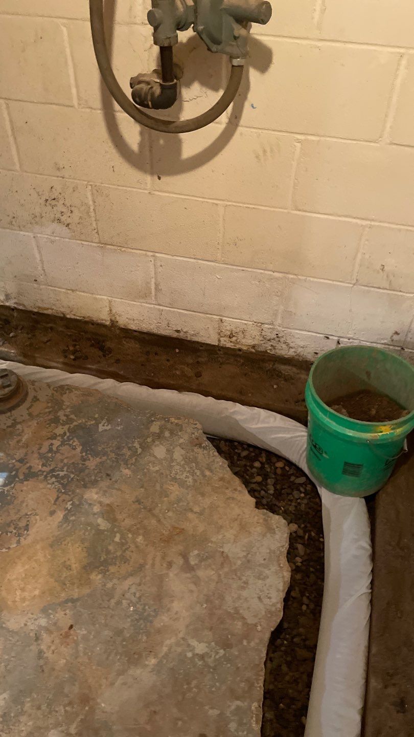 Drain Tile in Columbia Heights by Waterproofing Northeast