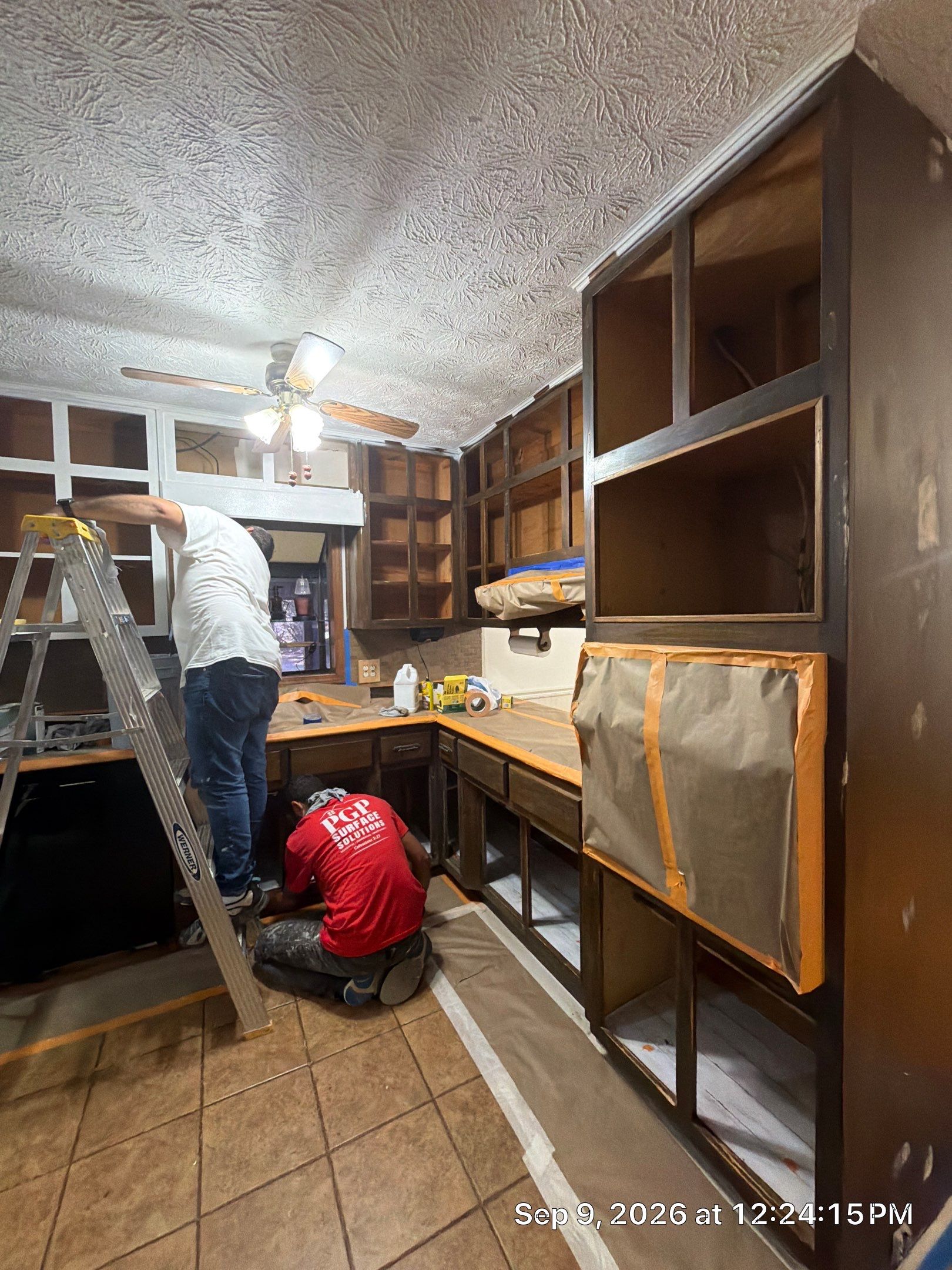 Kitchen Cabinet Refinishing in Monroe, Georgia by PGP Surface Solutions, LLC