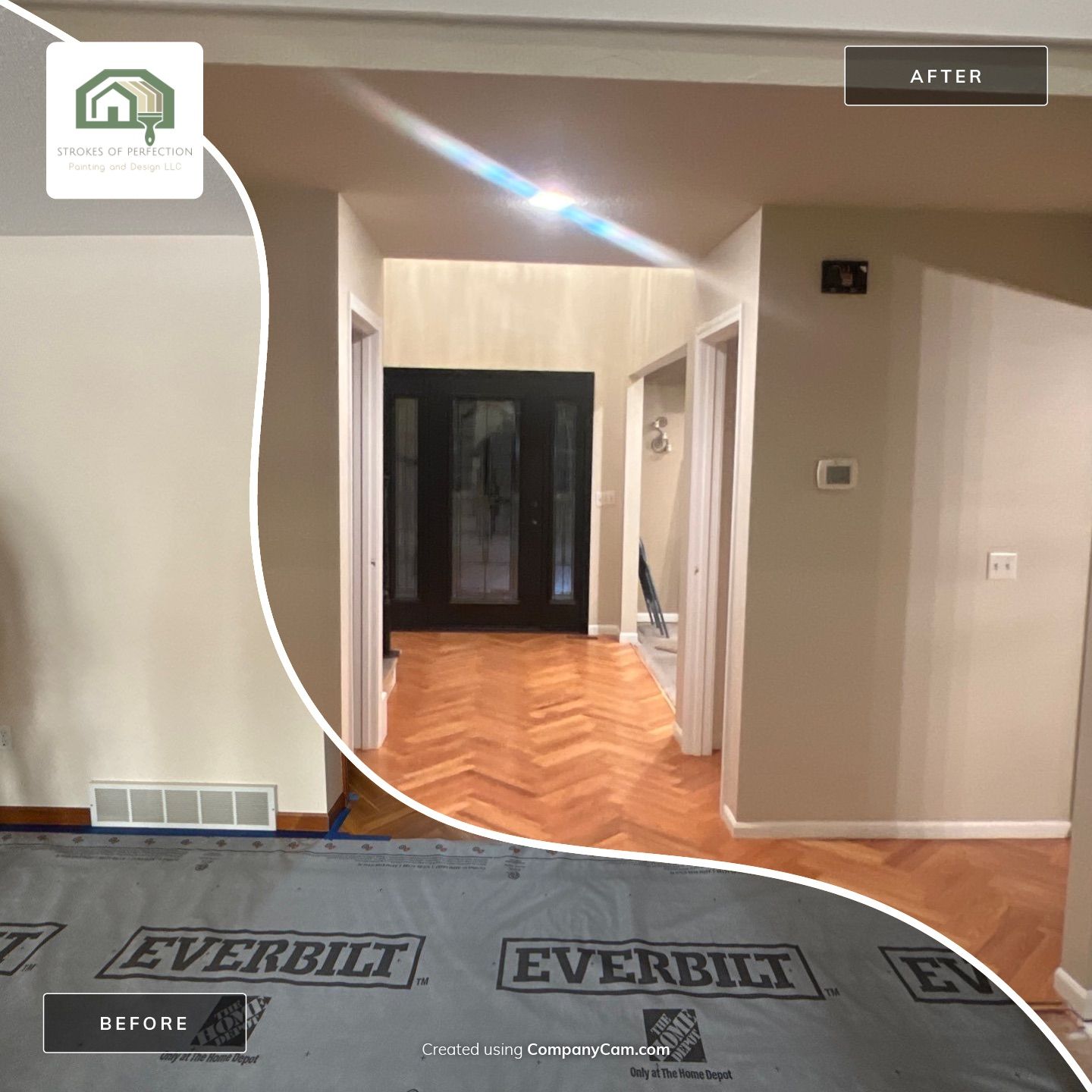 Project in Lambertville by Strokes of Perfection Painting and Design 