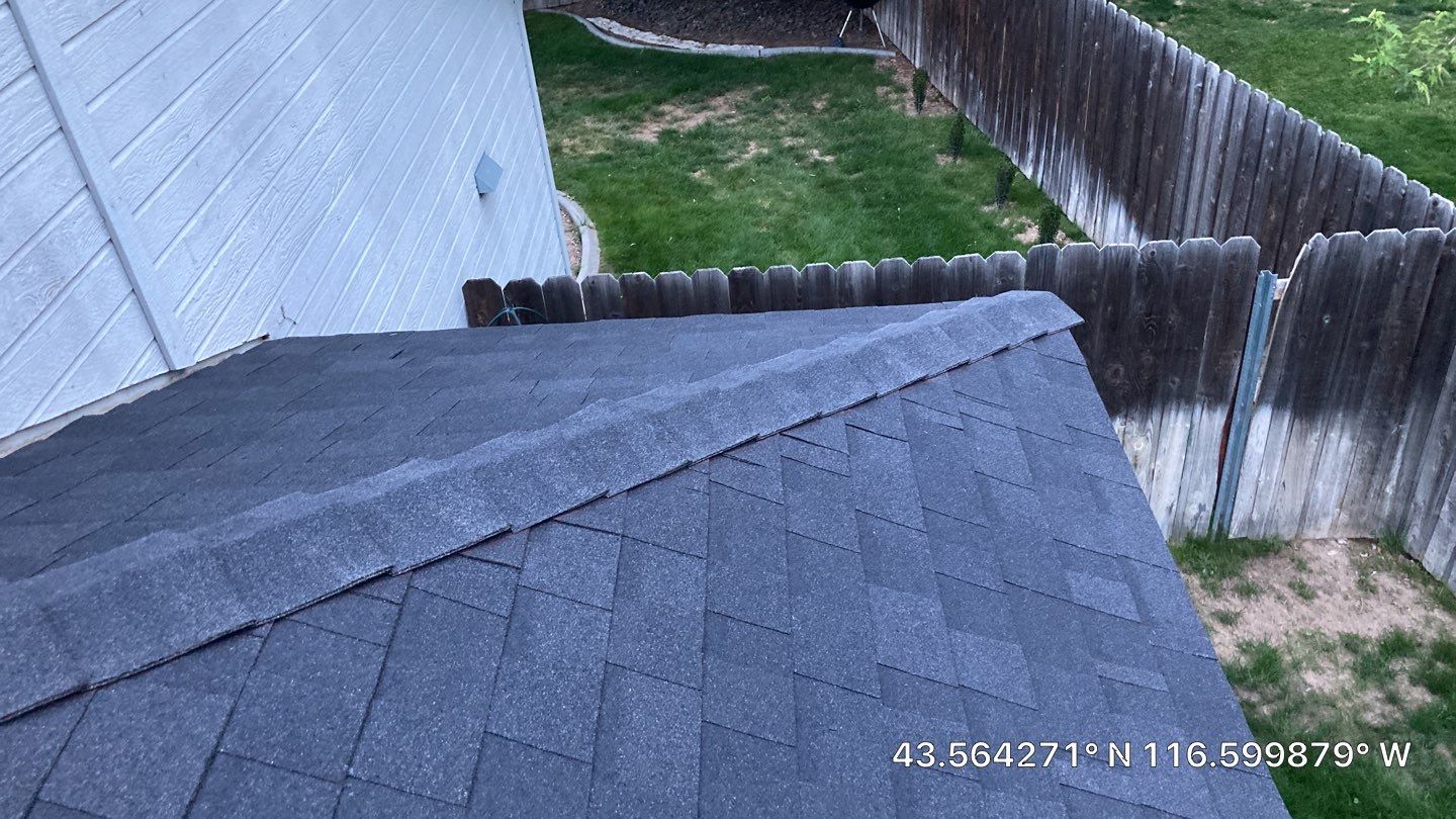 Nampa Idaho Single Level Residential Roofing Installation using Owens Corning by ID Roofing LLC