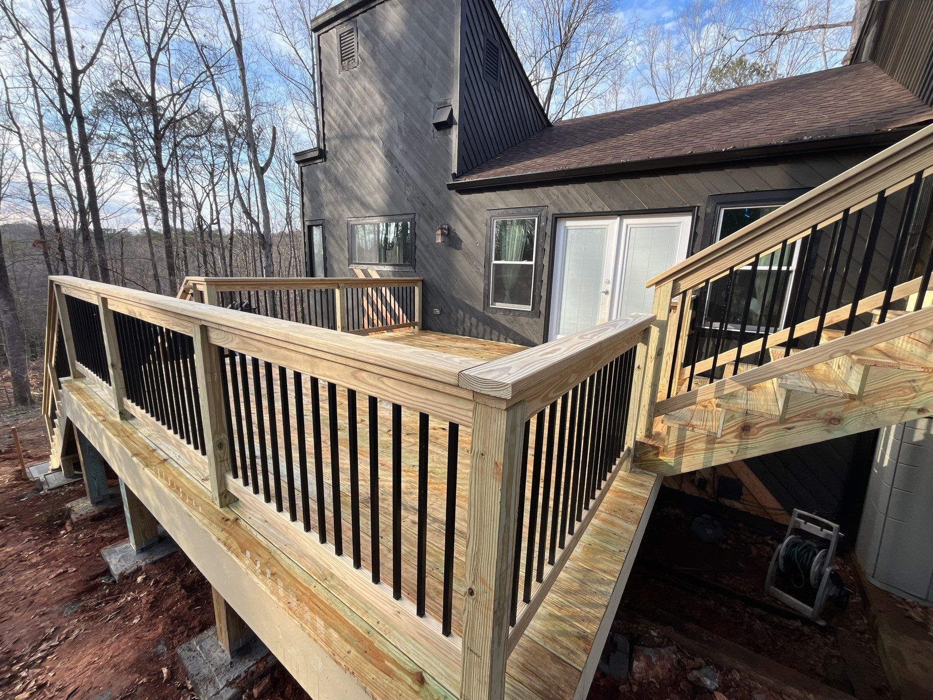 Wood Deck Rebuild in Roswell, GA by Nelson Exteriors 