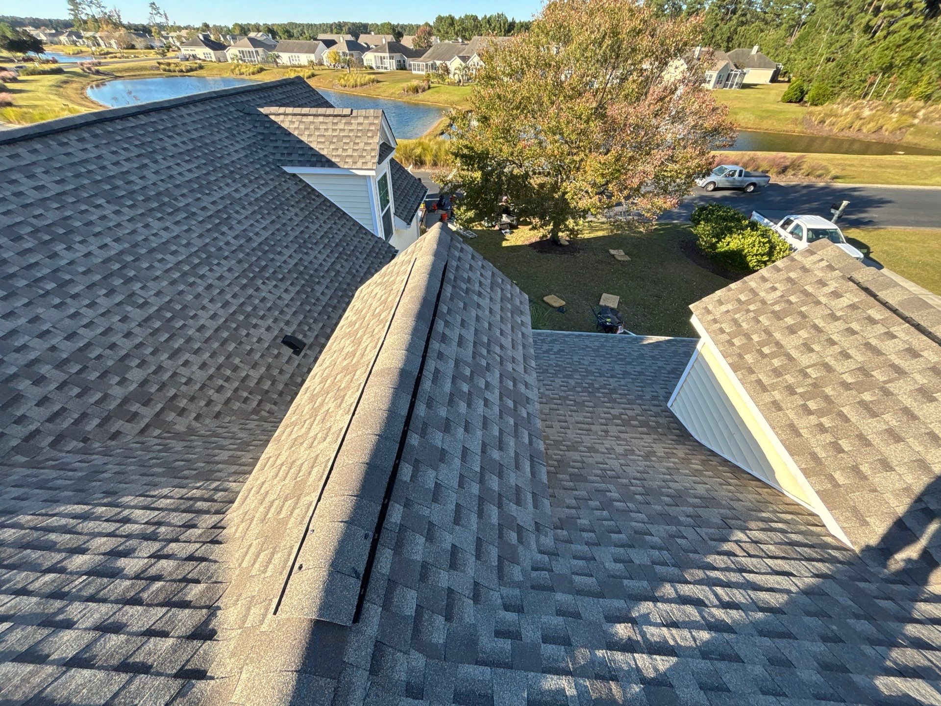 GAF HDZ - Weathered Wood by Linta Roofing Inc