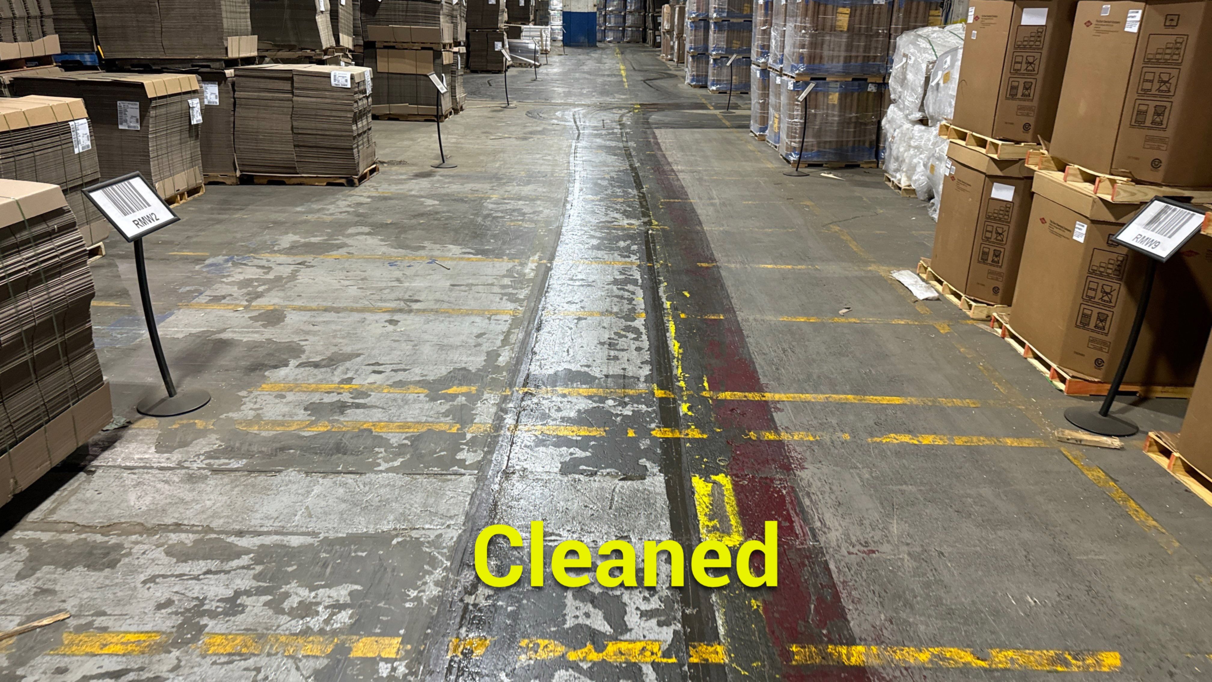 Berry Global Warehouse Cleaning by Mr. Mister Power Washing