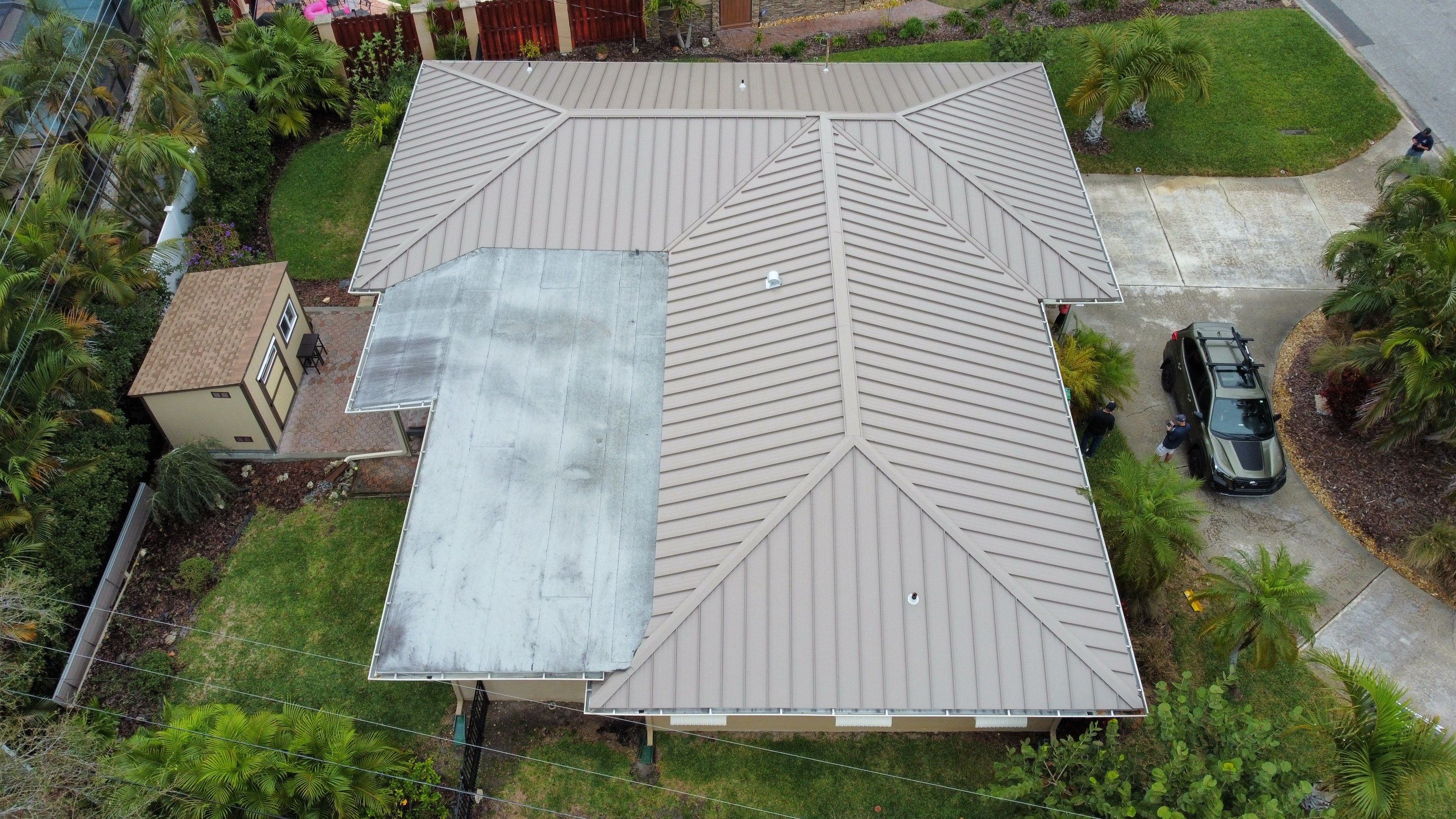 Standing Seam Metal Roof Replacement in Dunedin, FL by Steadfast Roofing 
