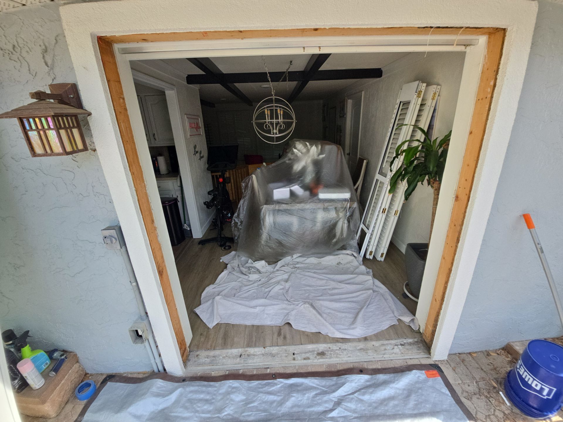 Custom Sliding Glass Door Installation with Integrated Pet Doors in Gainesville by Windows & Doors Store