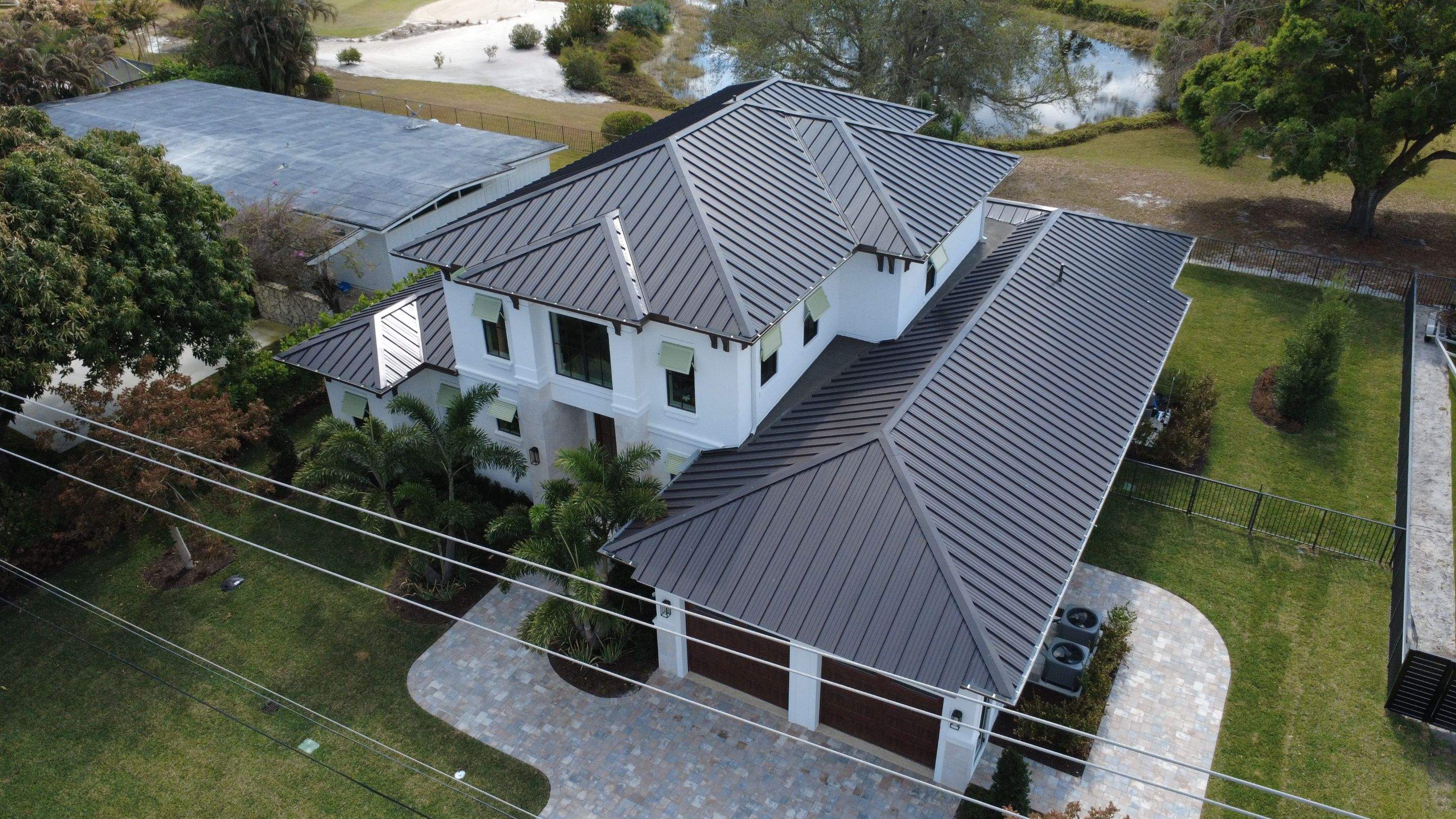 Kynar (Color Coated) Standing Seam Metal Roof Installation by Sailfish Roofing