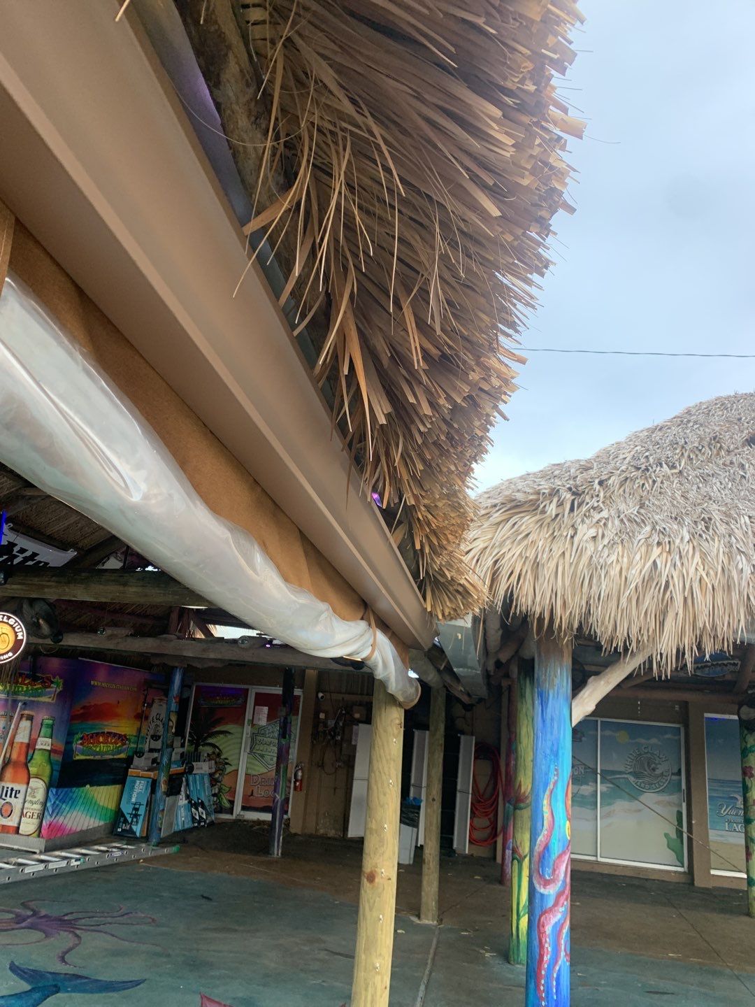 Brown 6-Inch Seamless Gutters Installed in Matlacha FL by Gutter Professors