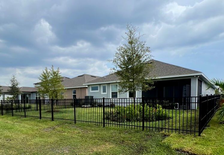 Aluminum Fence Installation In North River Ranch using Black 3 Rail Aluminum Fence by Asap fence and gates, LLC
