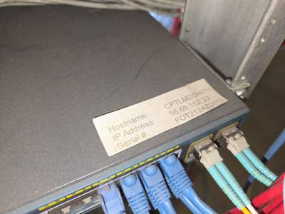 Structured cabling installation by CimaSolutions