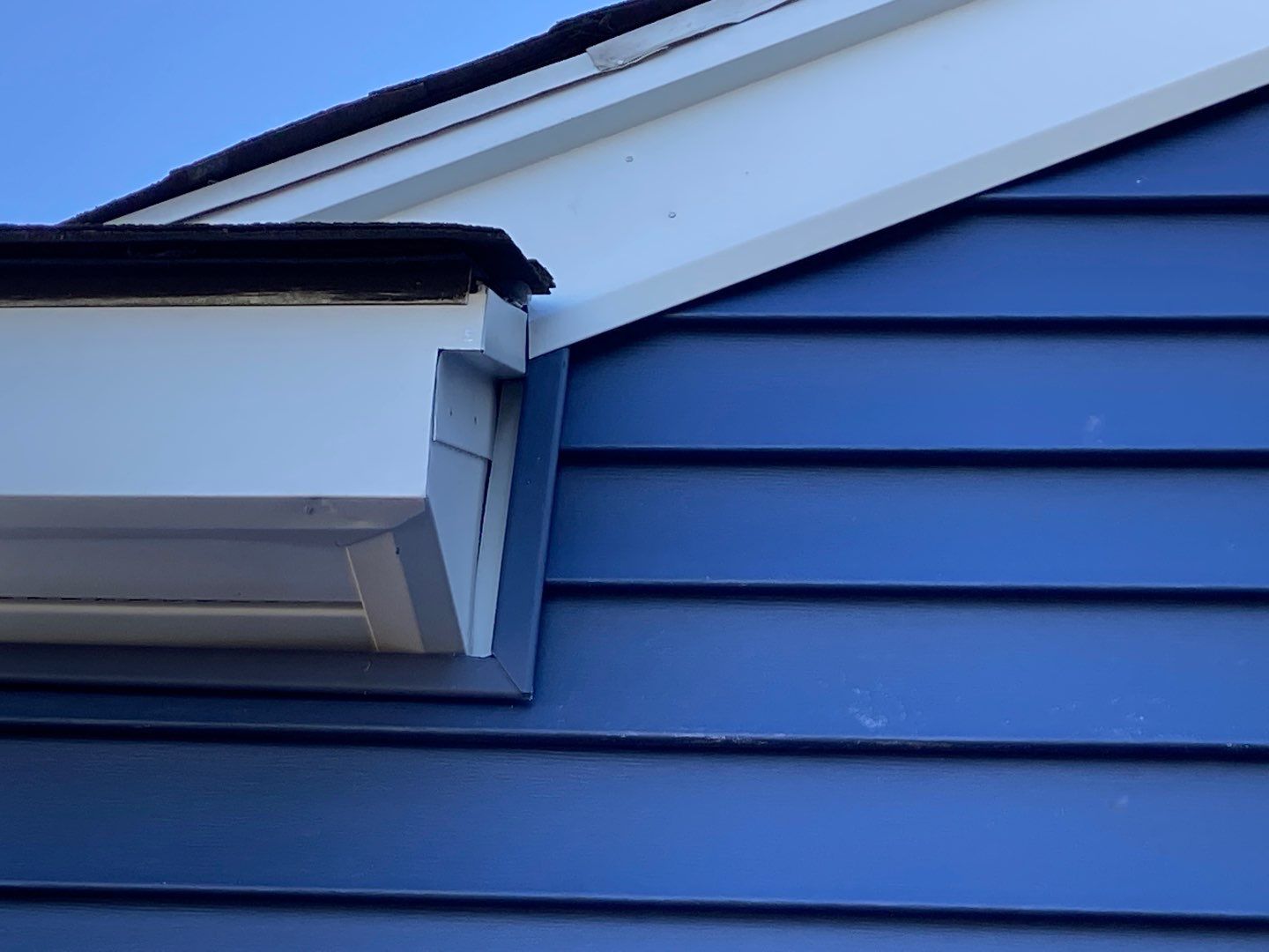 Siding Replacement using Certainteed Restoration Classic D4 Midnight Blue by 180 Contractors