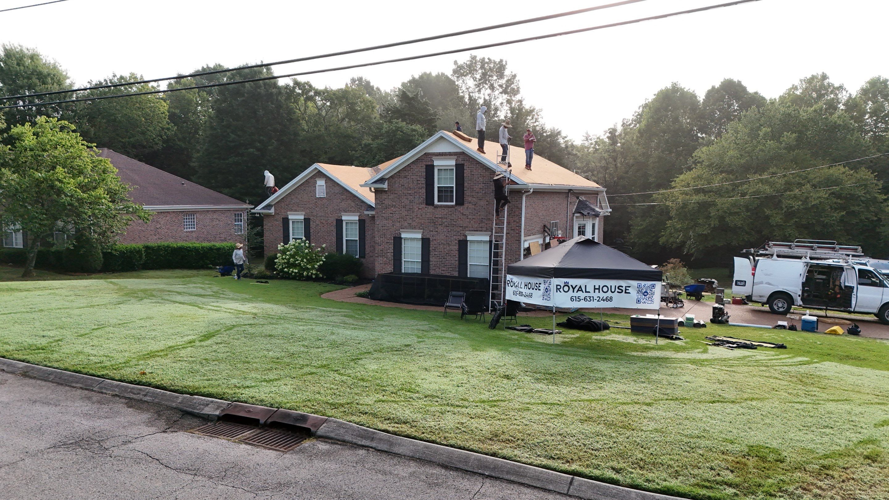 Charcoal Black Re-Roof by Royal House LLC