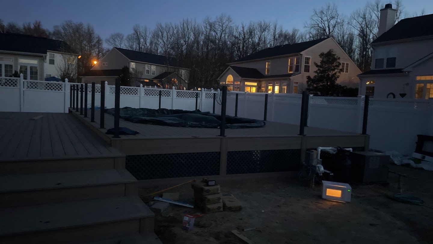 new pool deck in Howell by deck guardian