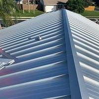 24ga 1.5" Mechanical Seam Mill Finish by Total Roofing System The Metal Roof Experts