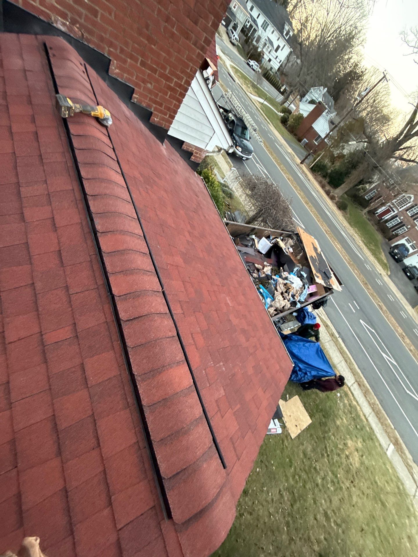 Arlington :Residential Roof Replacement with CertainTeed Landmark Pro in Max Def Red Oak  by RM Banning, Inc.